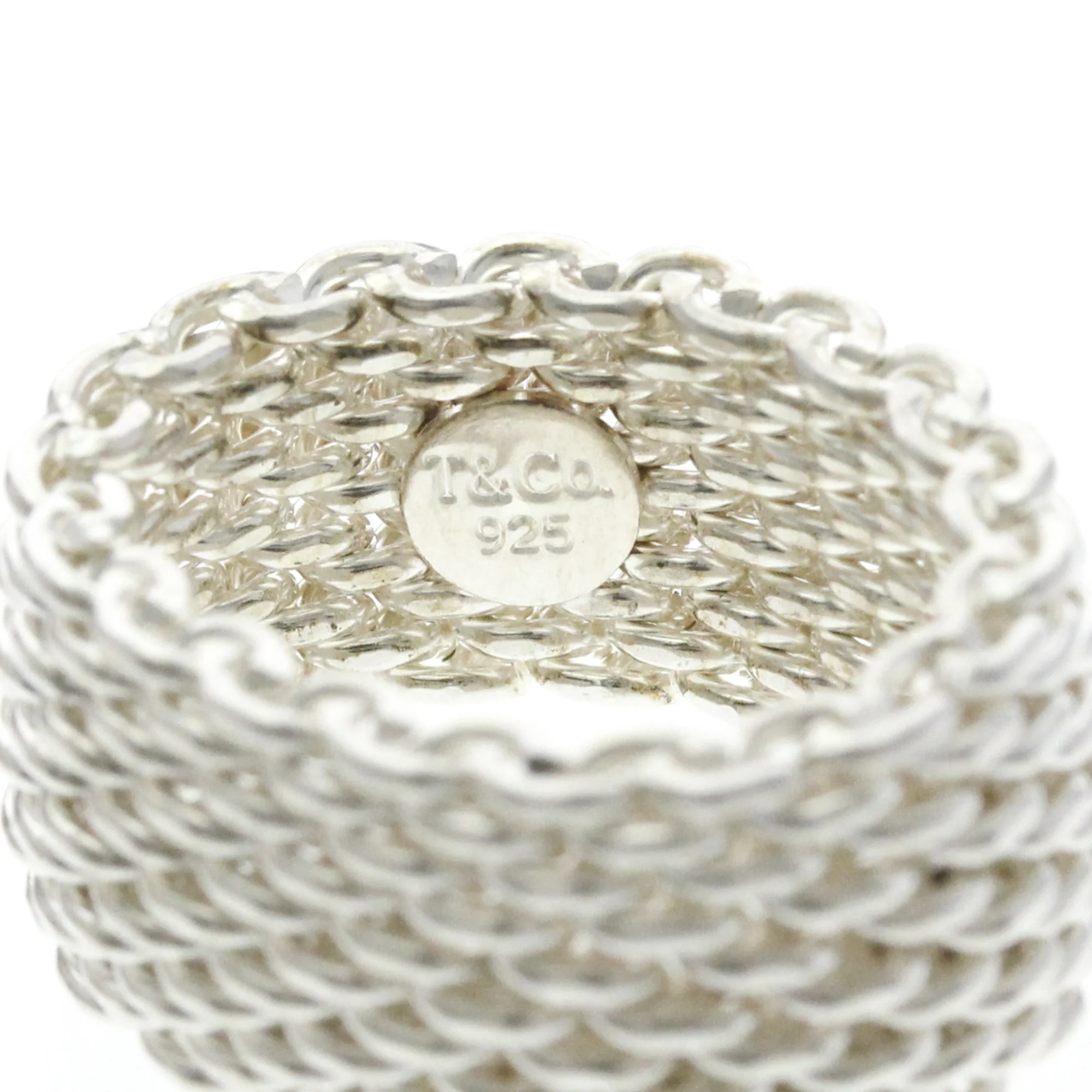 Somerset Mesh Ring Sterling Silver - Image 5