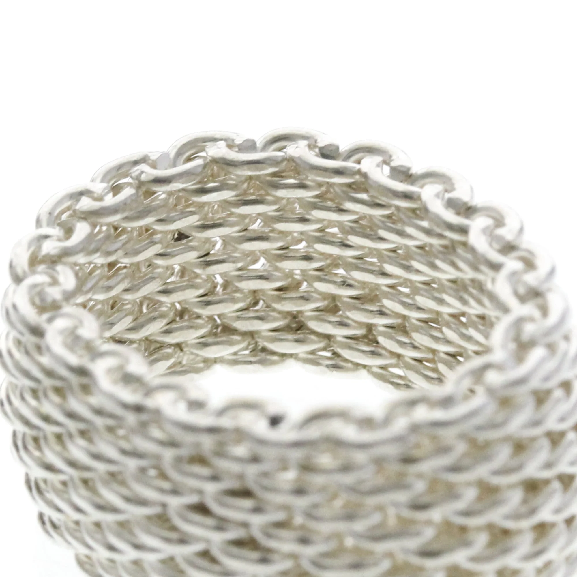 Somerset Mesh Ring Sterling Silver - Image 7