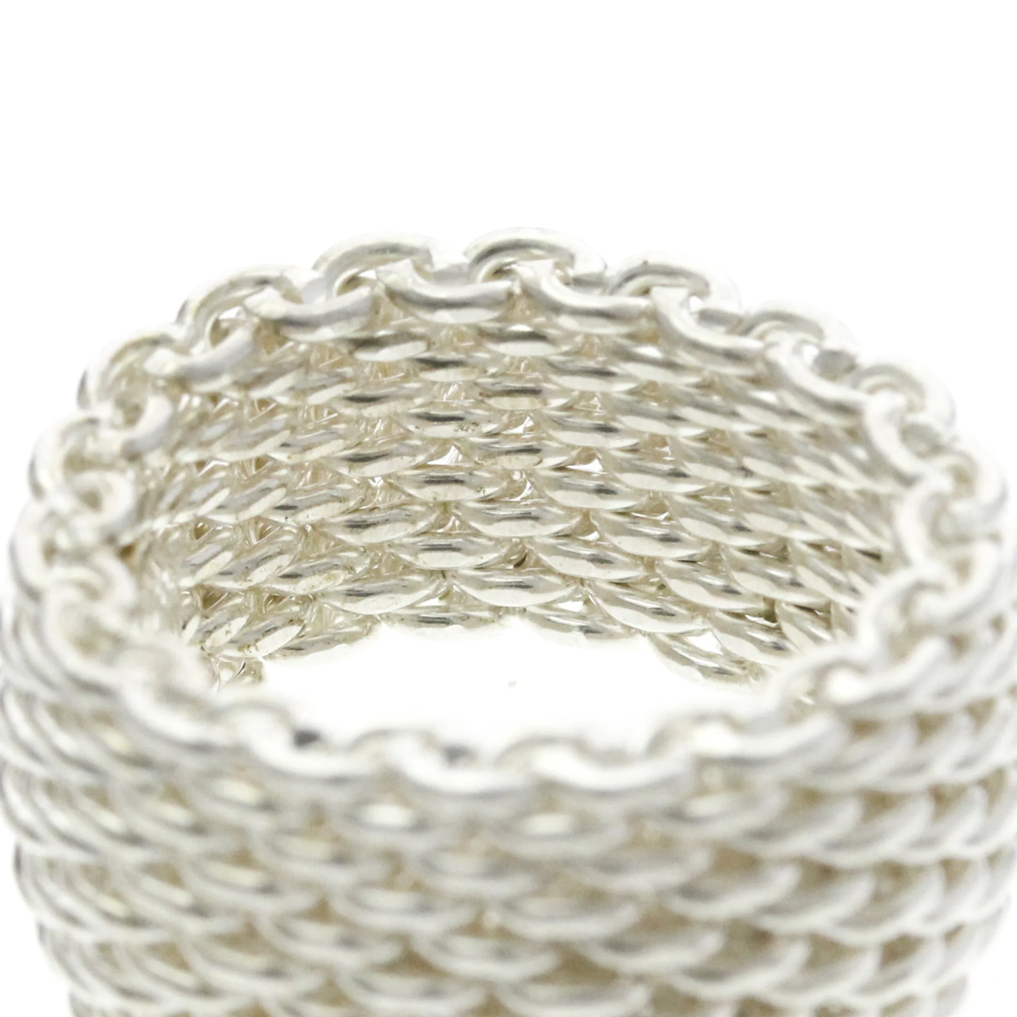 Somerset Mesh Ring Sterling Silver - Image 8