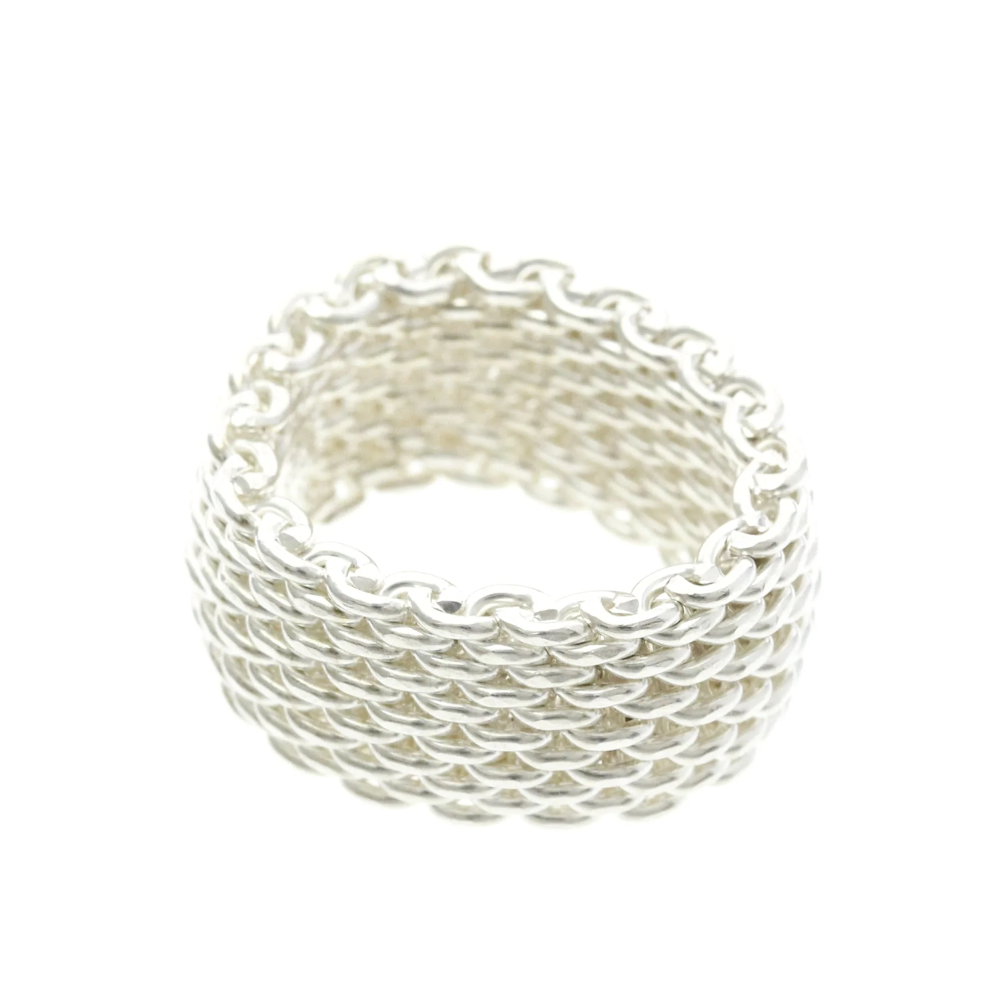 Somerset Mesh Ring Sterling Silver - Image 9