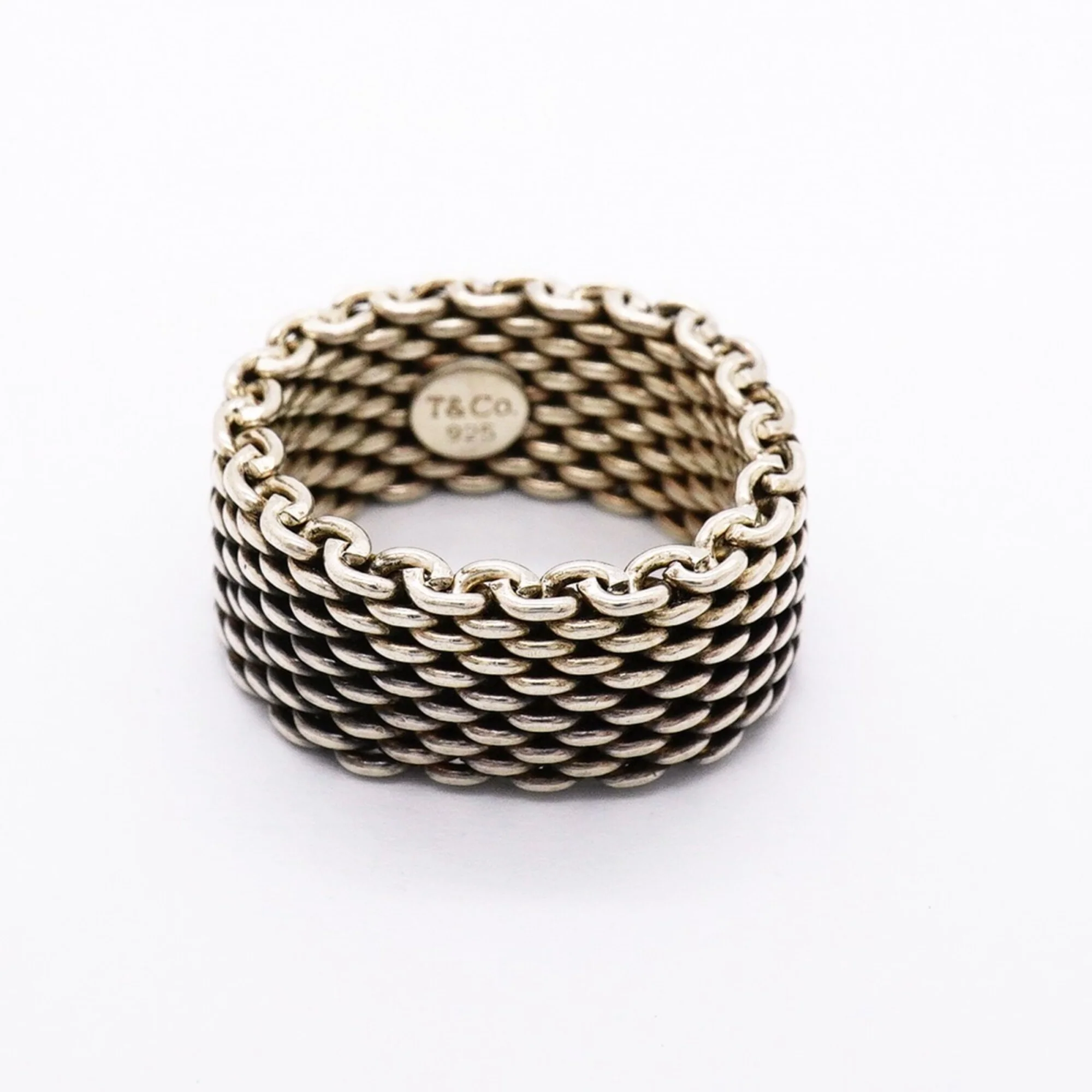 Somerset Mesh Ring Sterling Silver - Image 3
