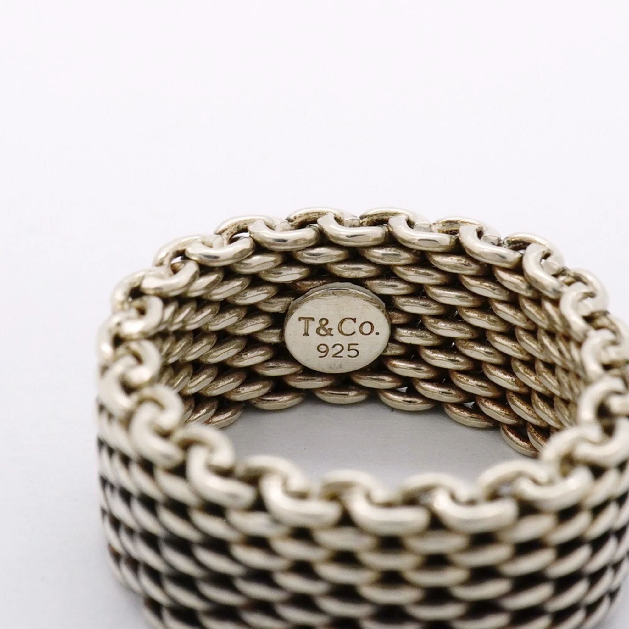 Somerset Mesh Ring Sterling Silver - Image 4