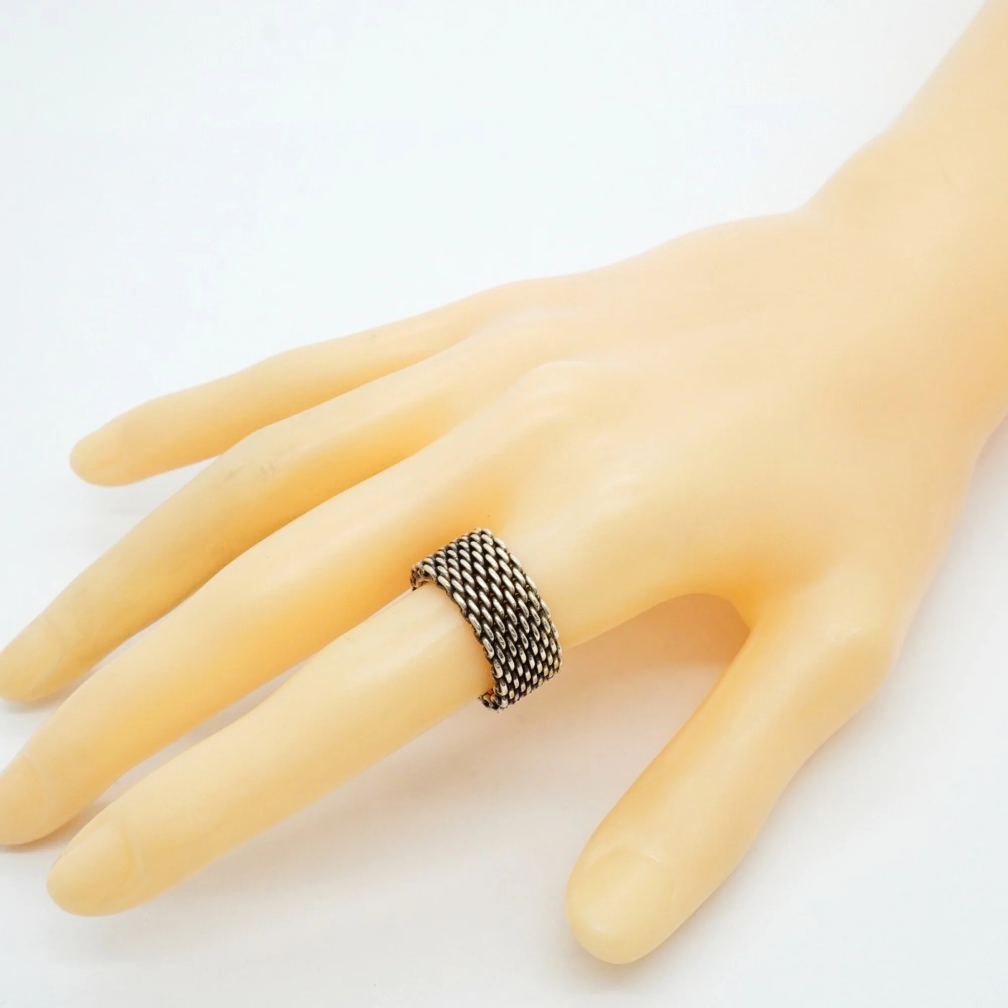 Somerset Mesh Ring Sterling Silver - Image 6
