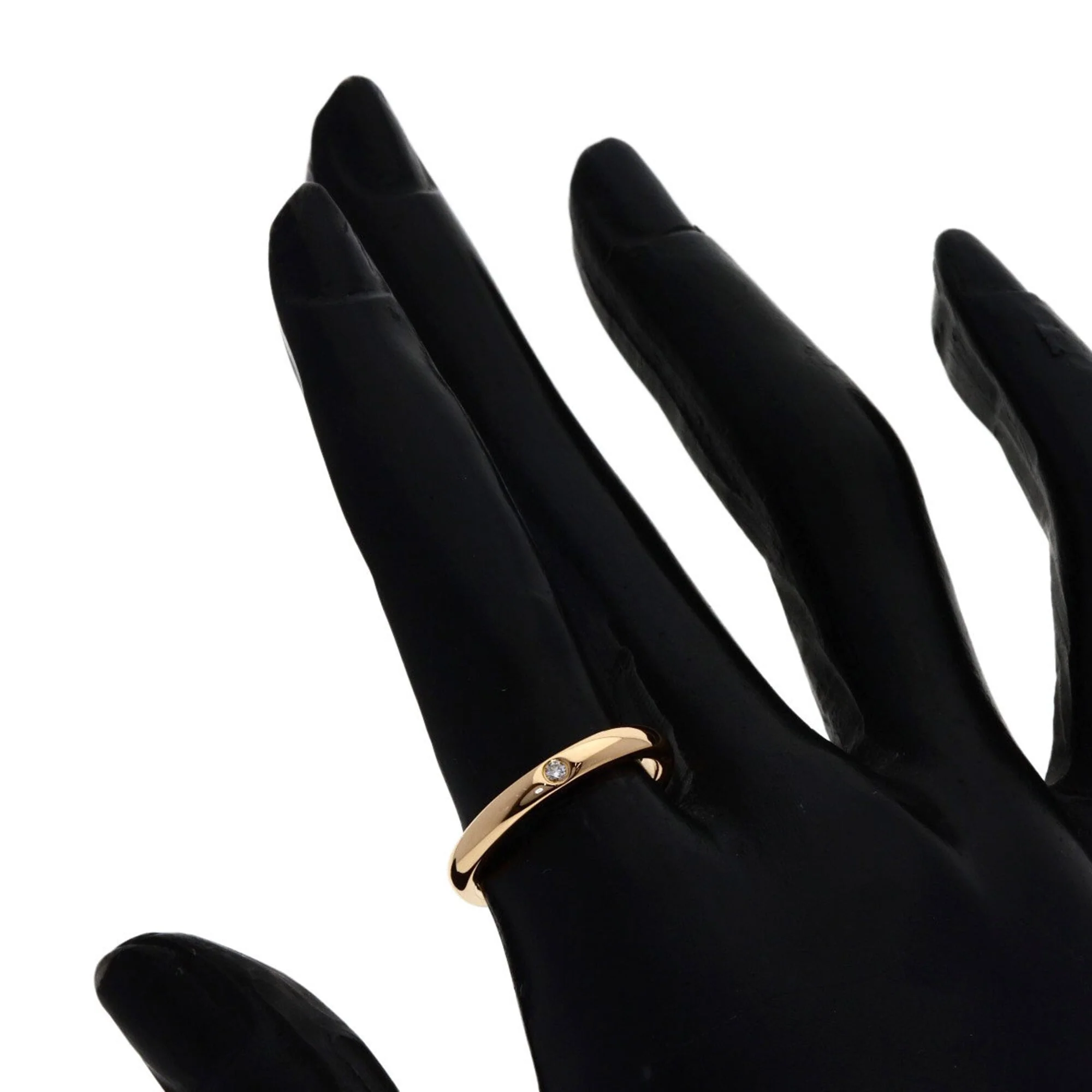 Stacking Band Ring 18K Rose Gold - Image 7