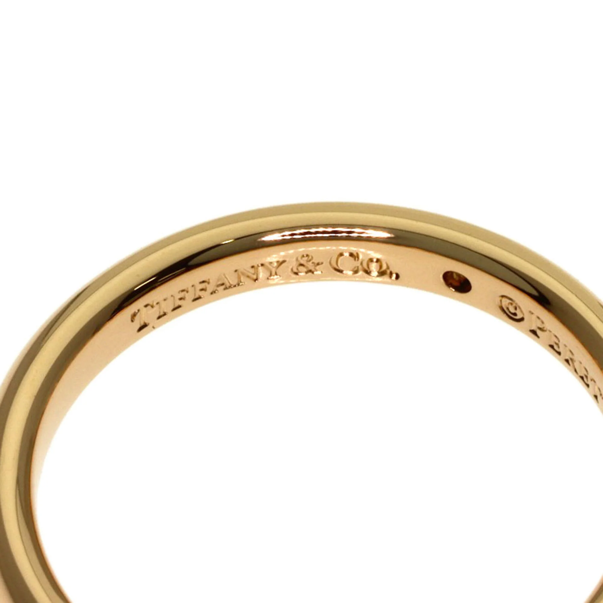 Stacking Band Ring 18K Rose Gold with Diamond - Image 5