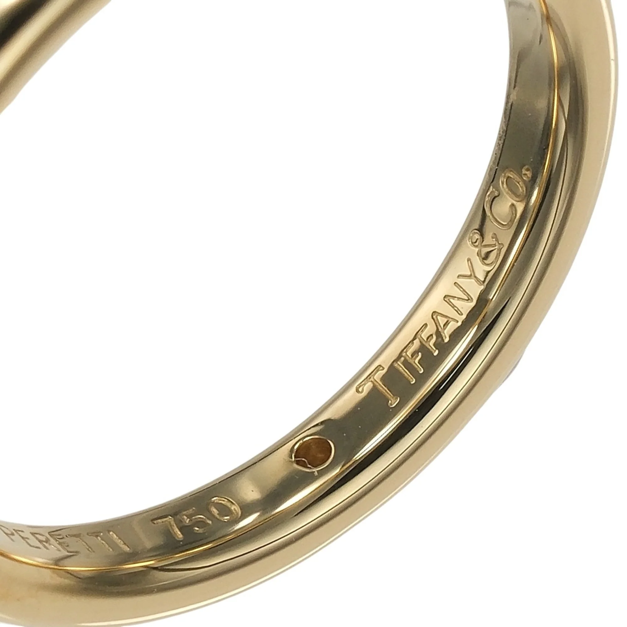Stacking Band Ring 18K Yellow Gold with Diamond - Image 4