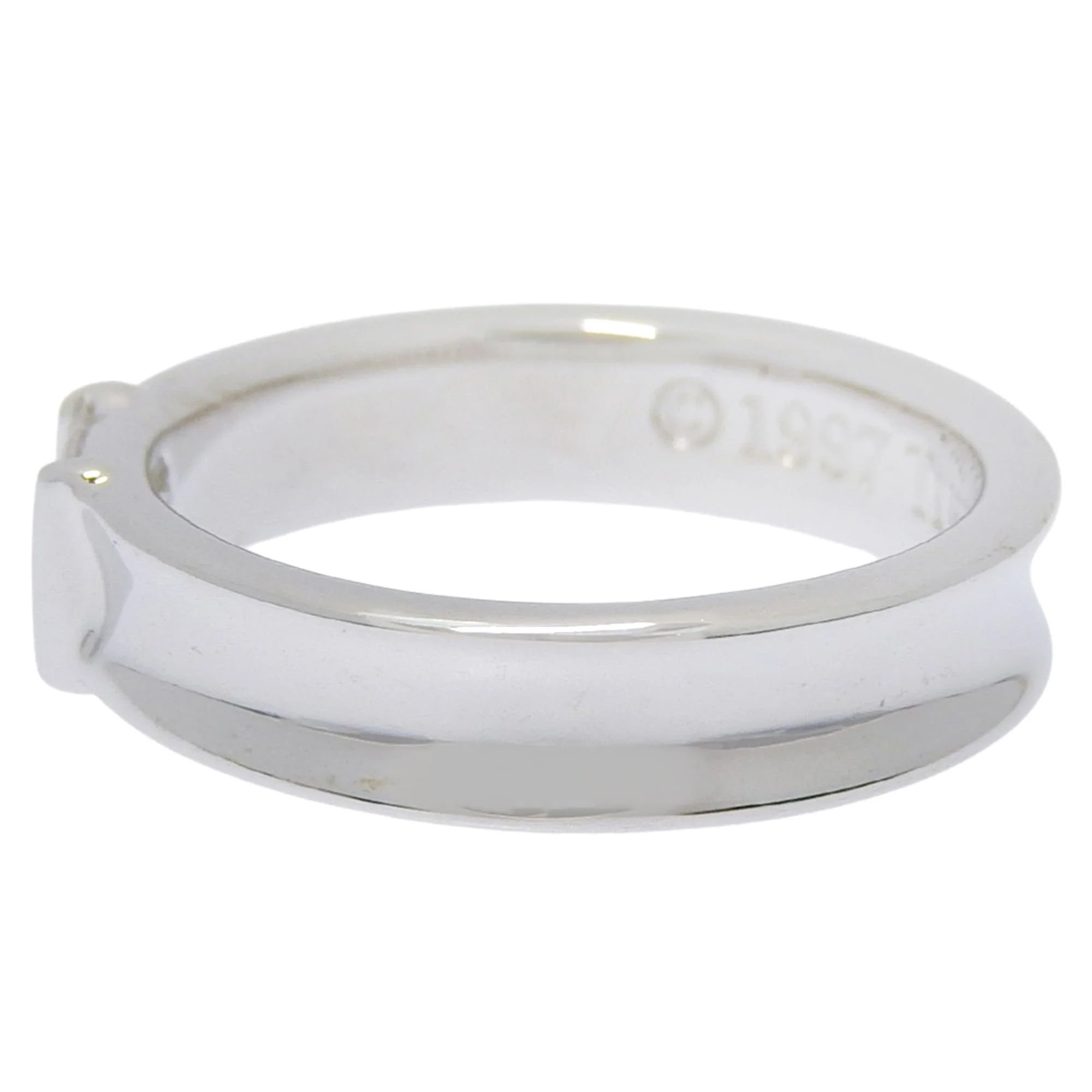 Stacking Ring 18K White Gold with Diamonds - Image 5