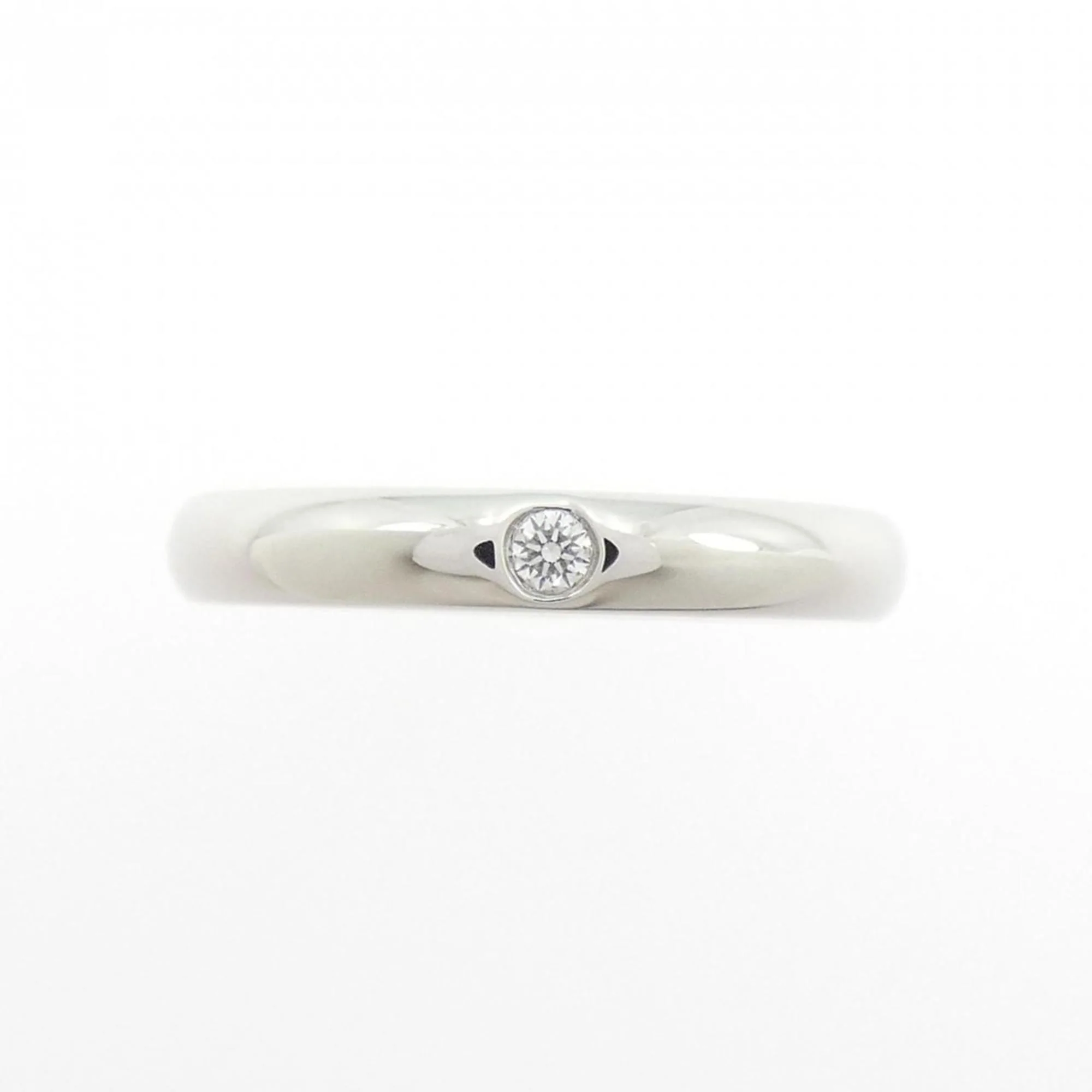 Stacking Ring Platinum with Diamond - Image 2