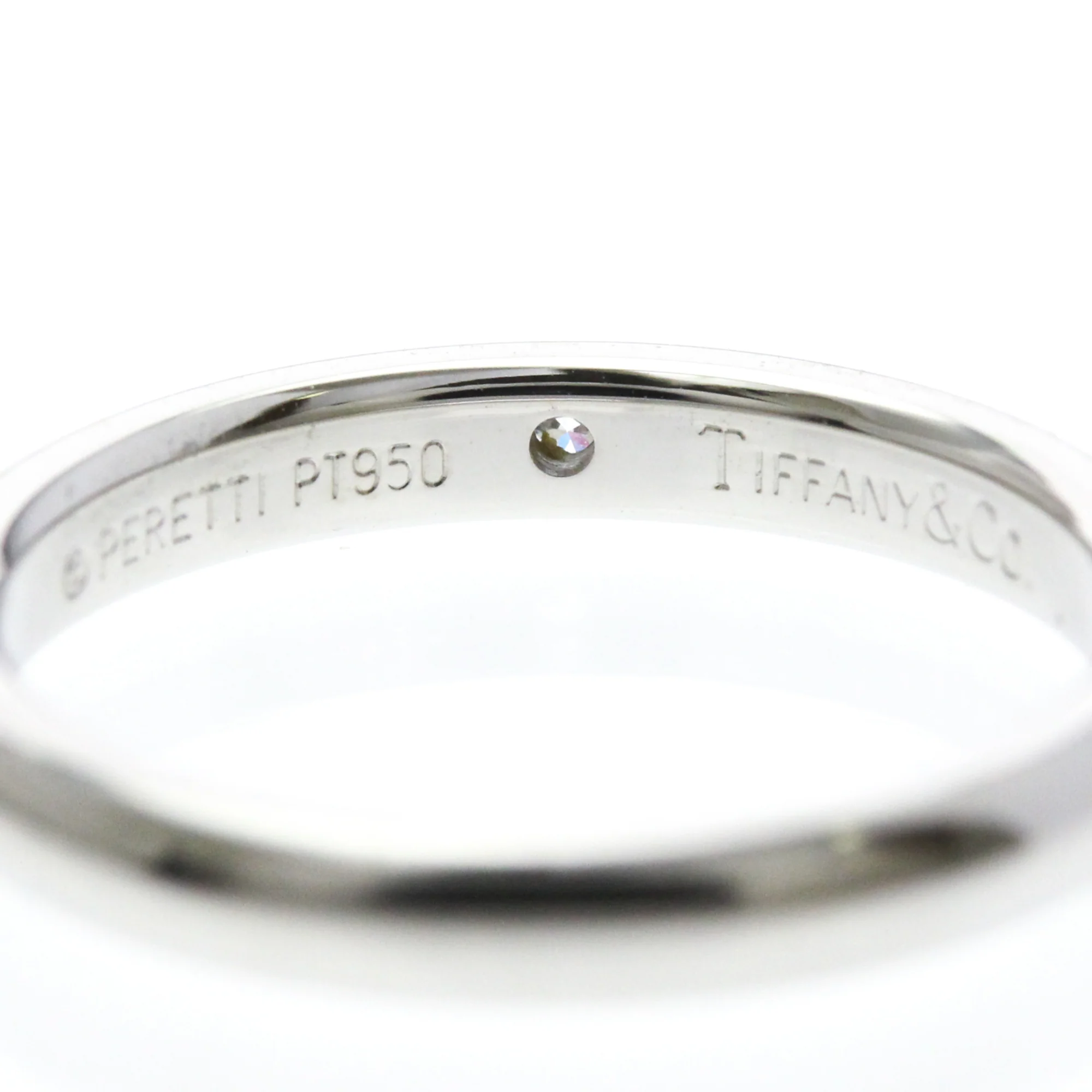 Stacking Ring Platinum with Diamond - Image 8