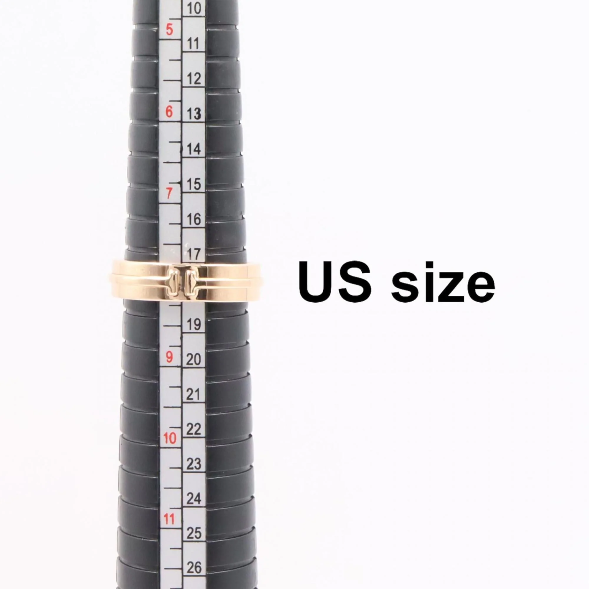 T Narrow Ring 18K Rose Gold - Image 6