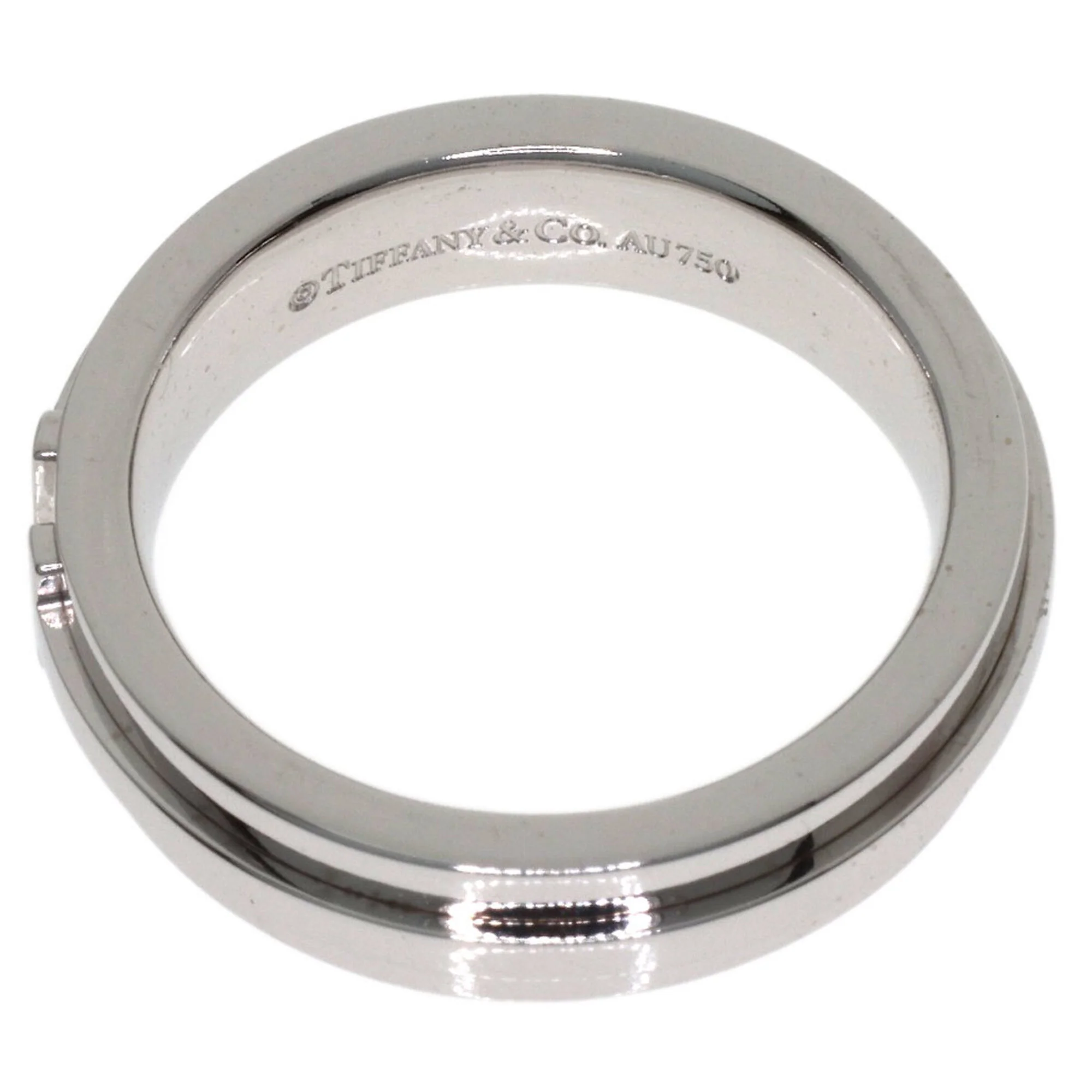 T Narrow Ring 18K White Gold - Image 4
