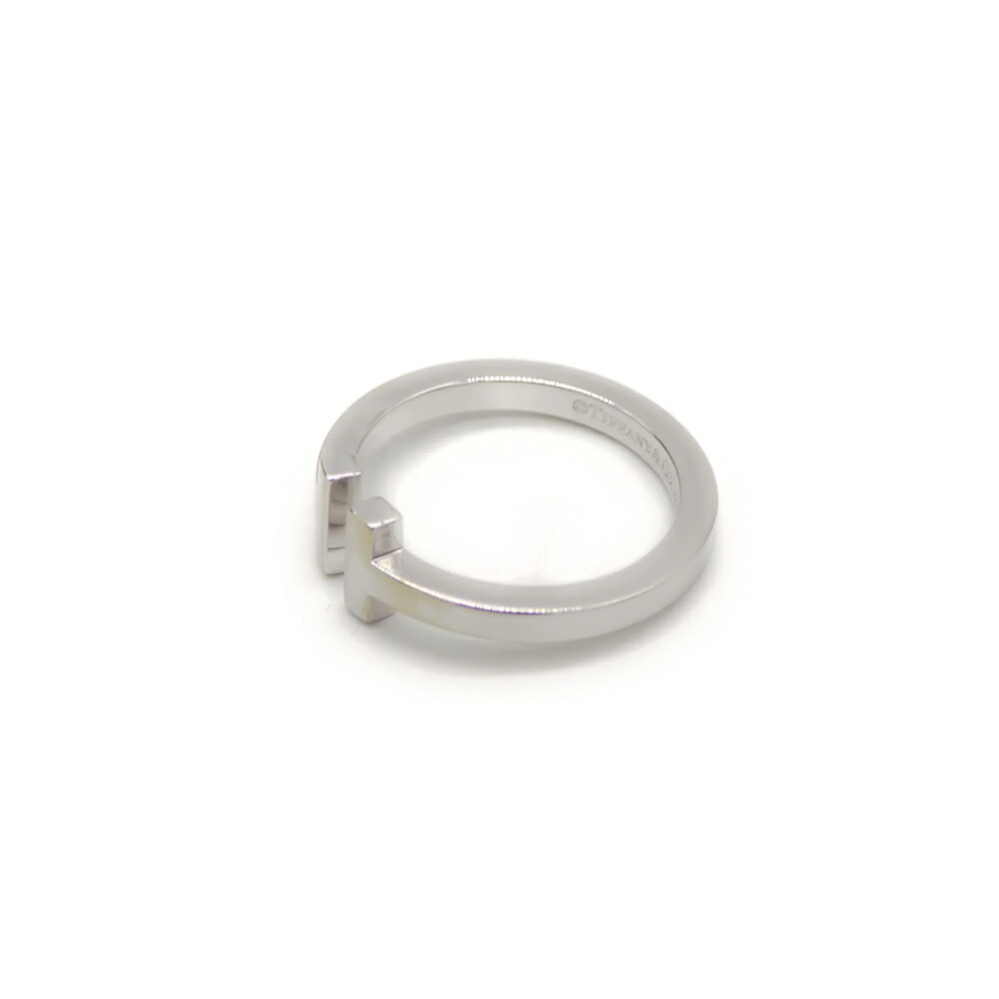 T Square Ring 18K White Gold - Image 3