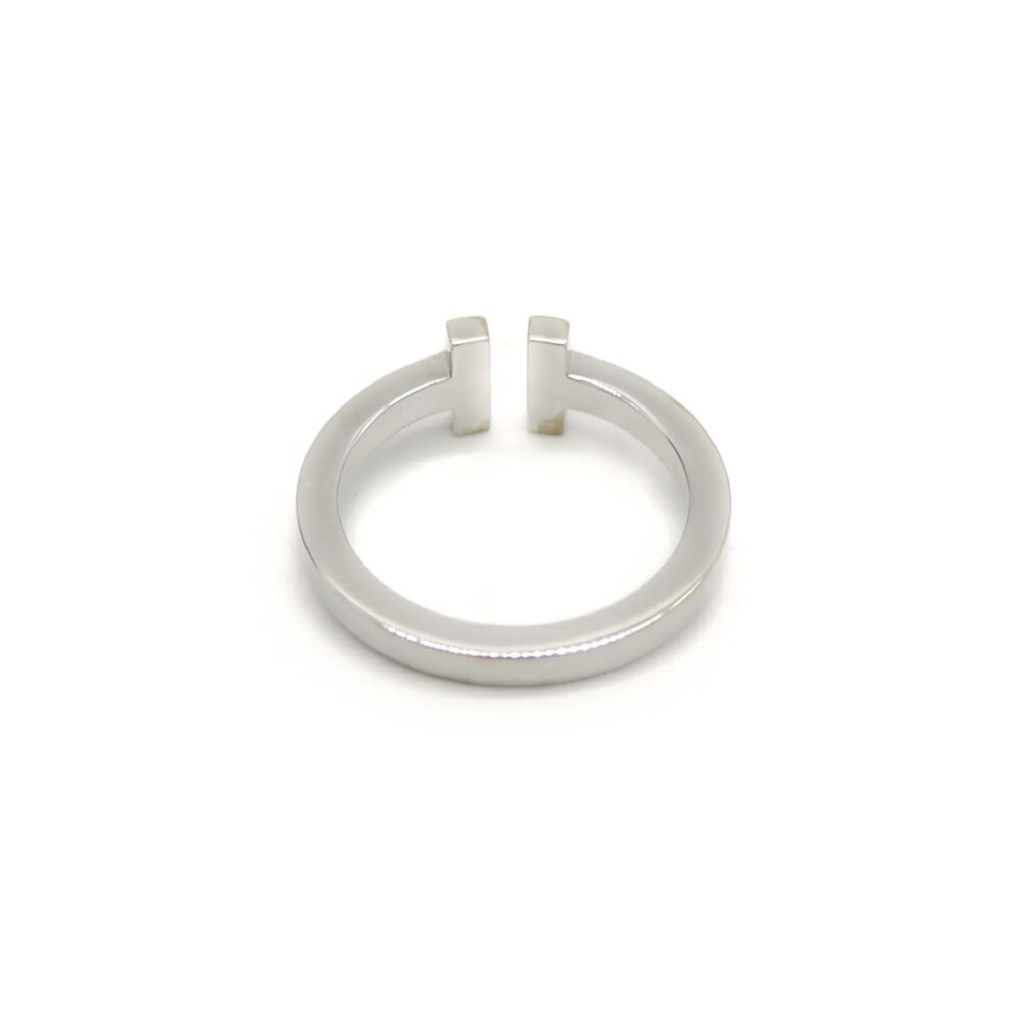 T Square Ring 18K White Gold - Image 4