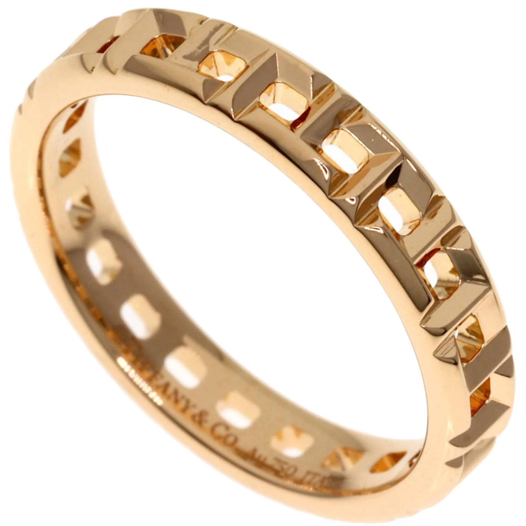 T True Narrow Ring 18K Rose Gold