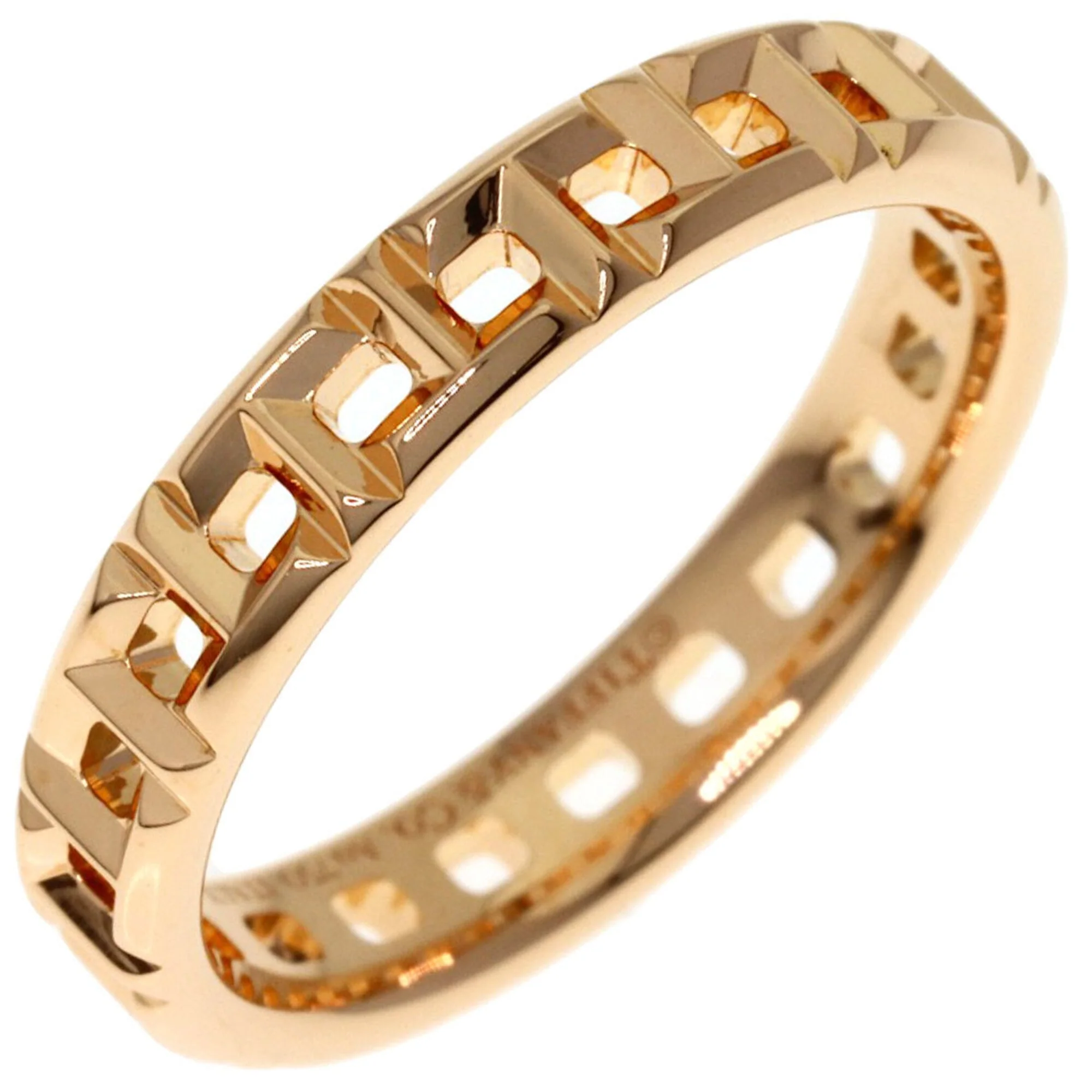 T True Narrow Ring 18K Rose Gold - Image 2