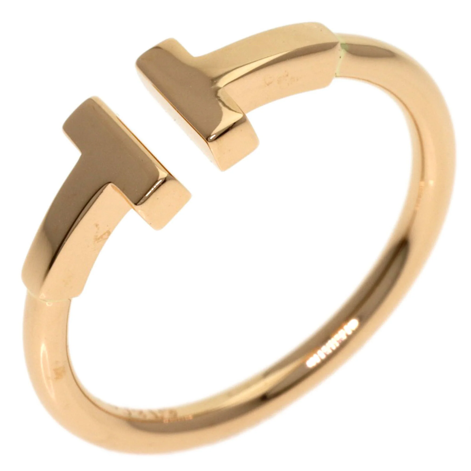 T Wire Ring 18K Rose Gold - Image 2