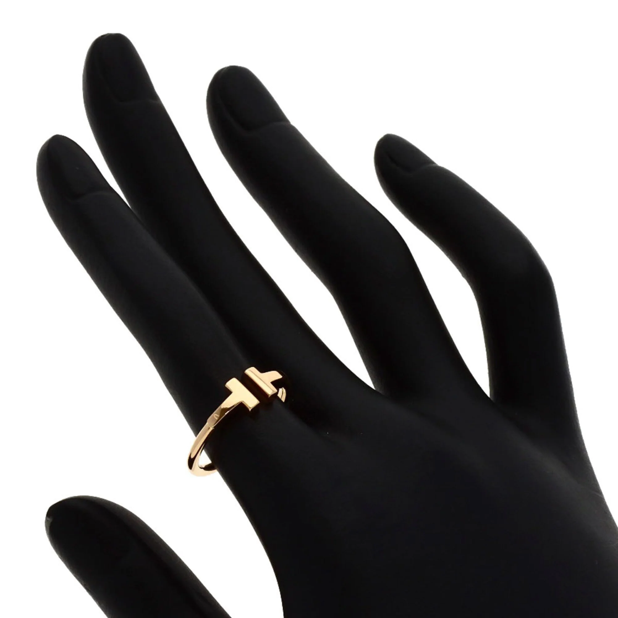 T Wire Ring 18K Rose Gold - Image 6