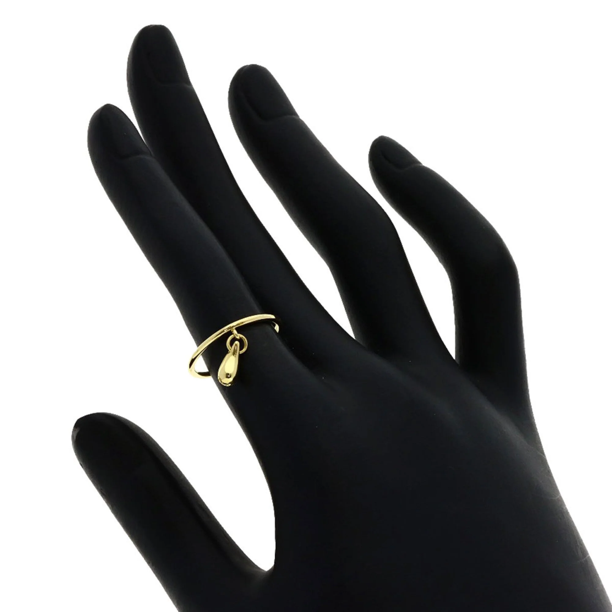 Teardrop Ring 18K Yellow Gold - Image 6