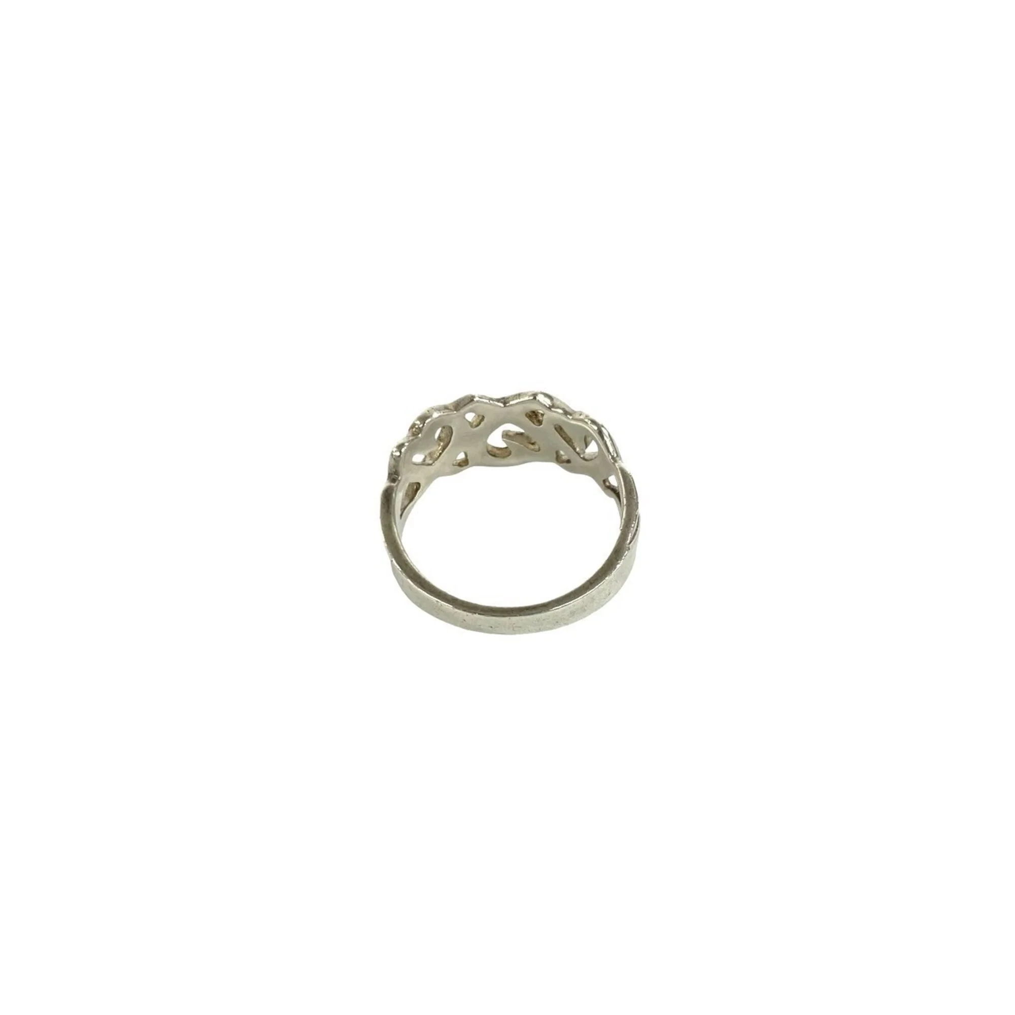 Triple Loving Heart Ring Sterling Silver - Image 6