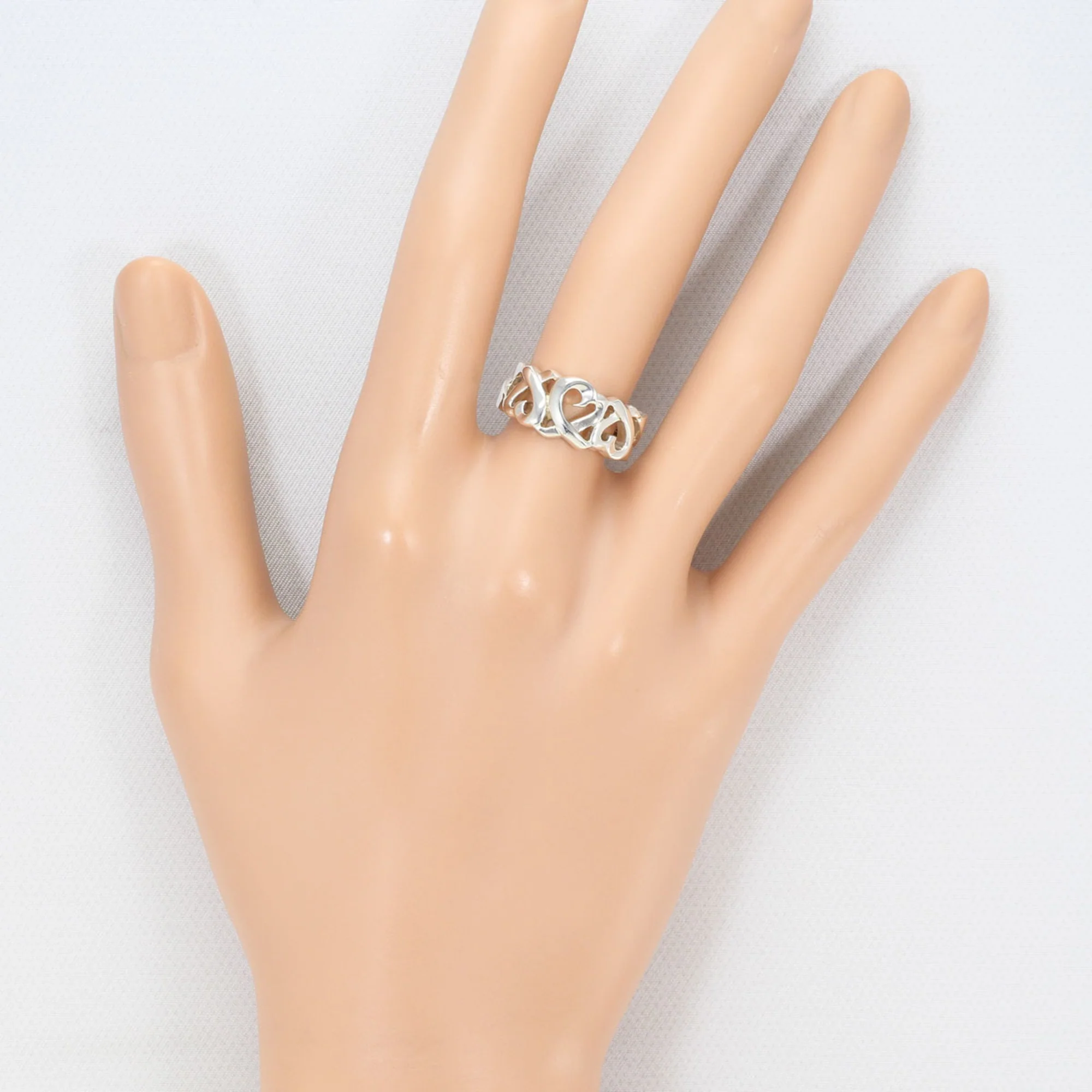 Triple Loving Heart Ring Sterling Silver - Image 6