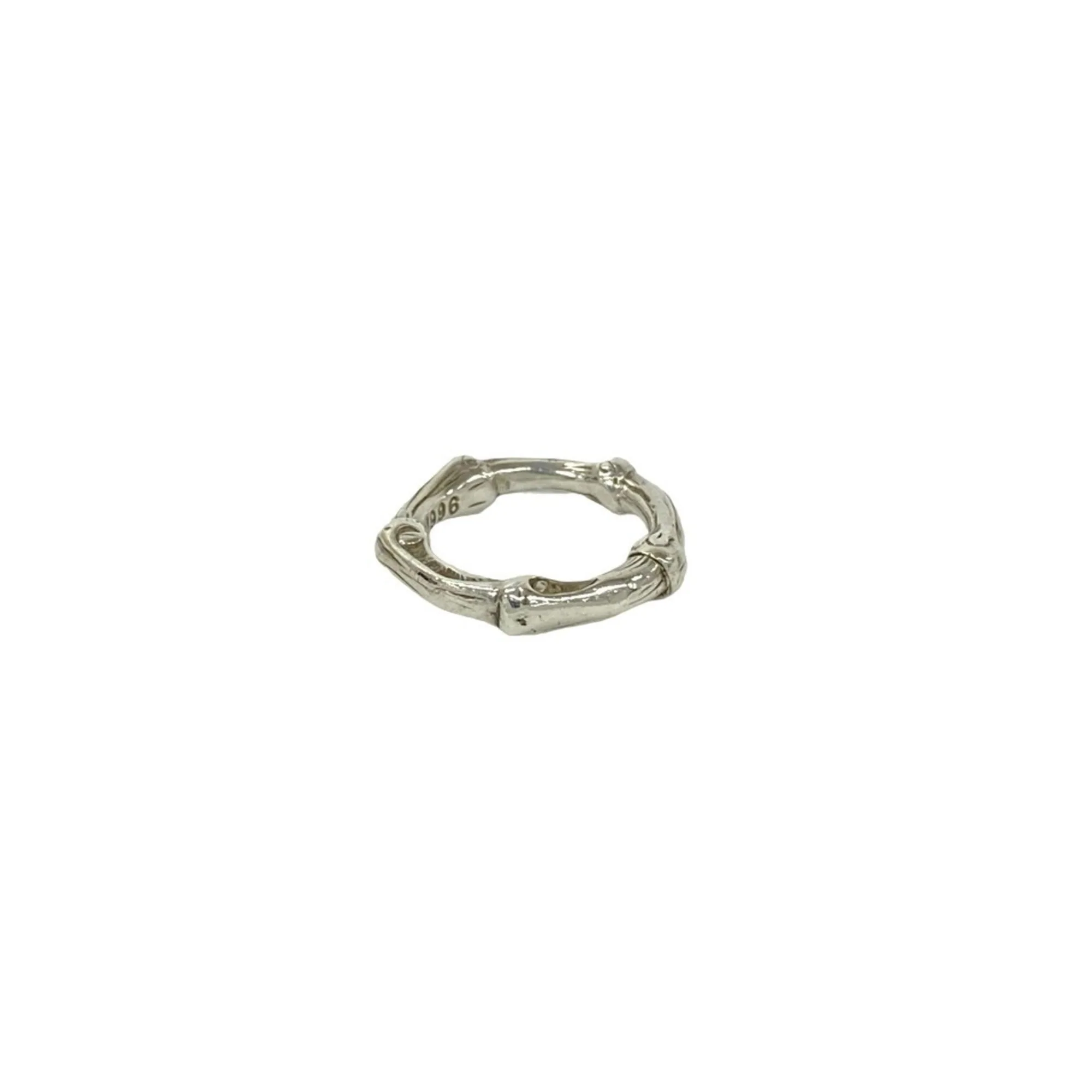 Vintage Bamboo Ring Sterling Silver - Image 6
