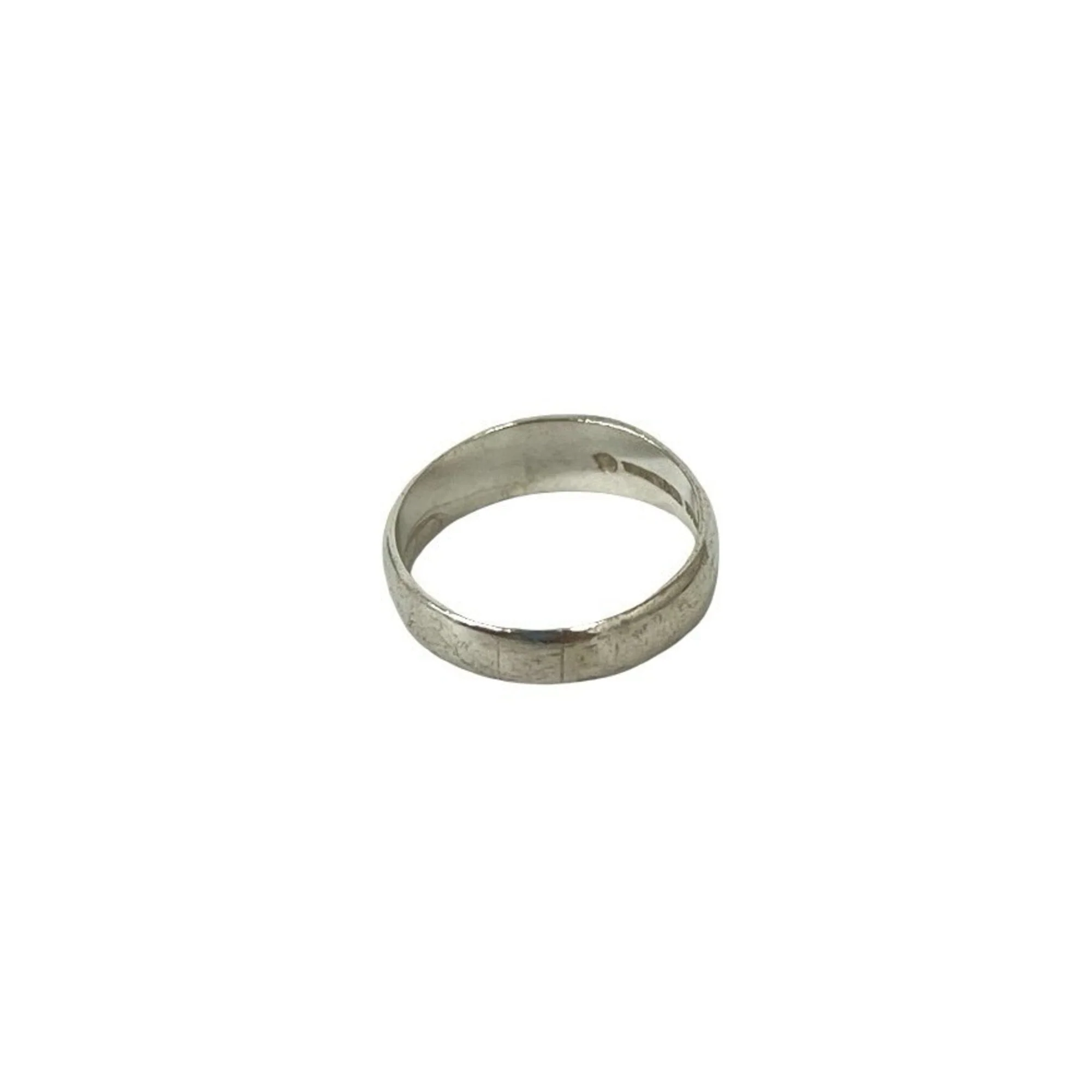 Vintage Curved Heart Ring Sterling Silver - Image 4