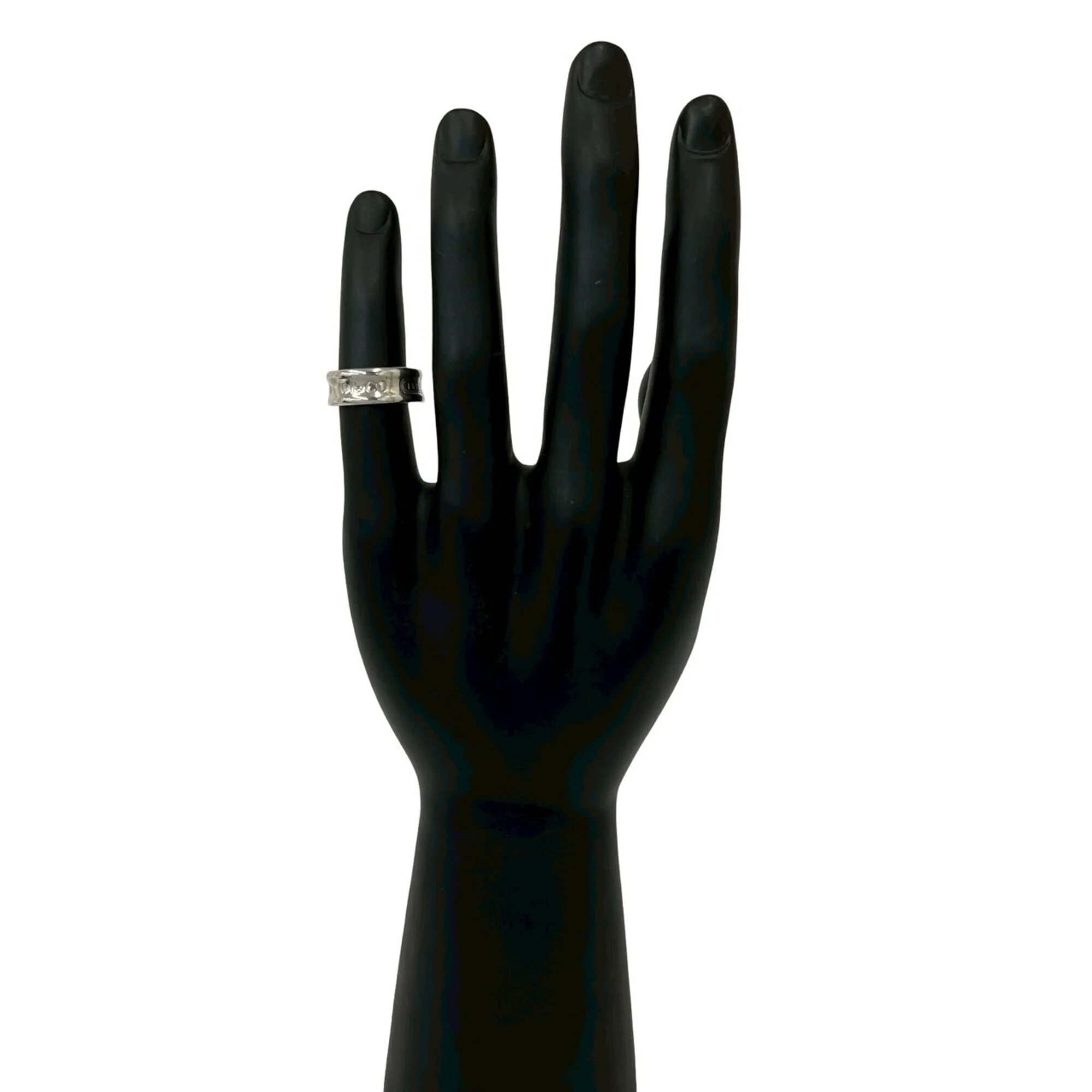Vintage Narrow Ring Sterling Silver - Image 2