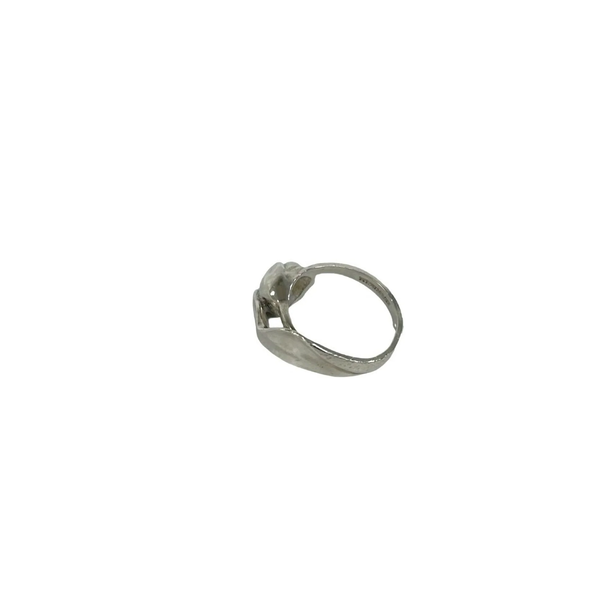 Vintage Tulip Ring Sterling Silver - Image 4