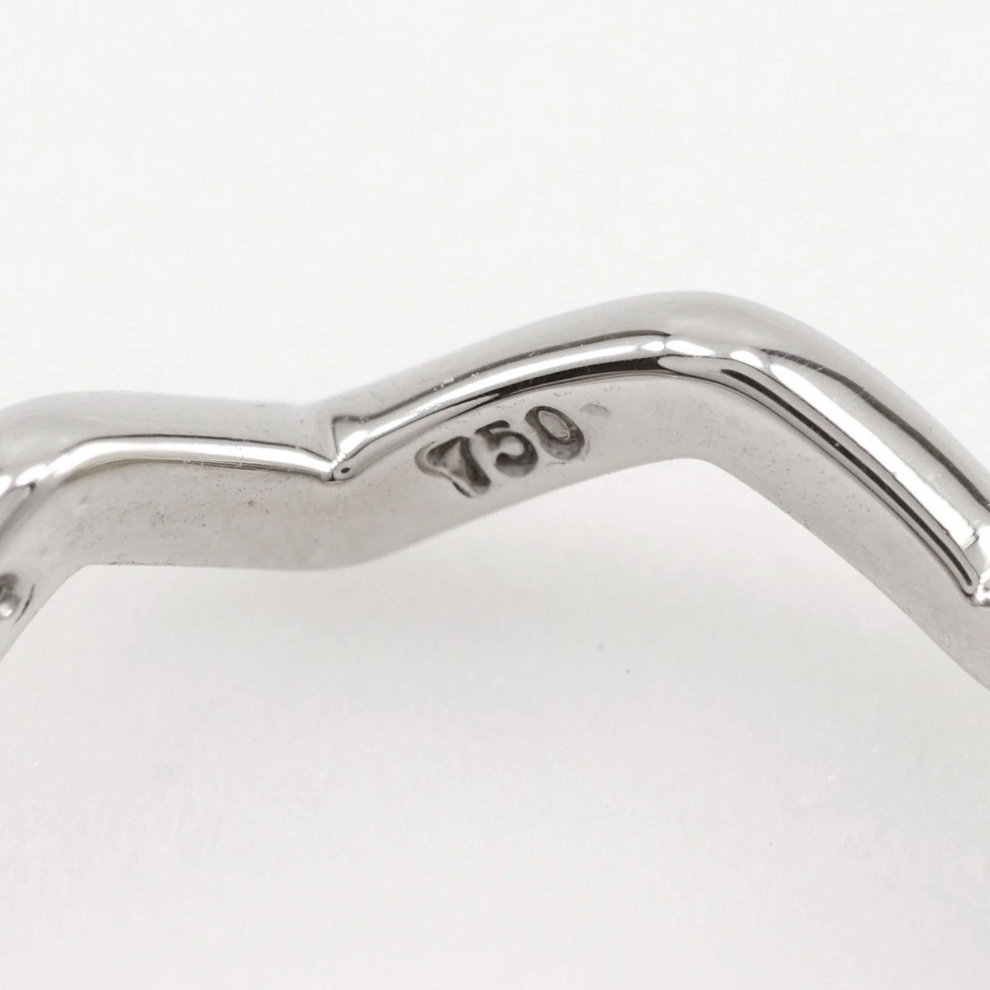 Zigzag Ring Platinum and 18K Yellow Gold with Diamond - Image 8