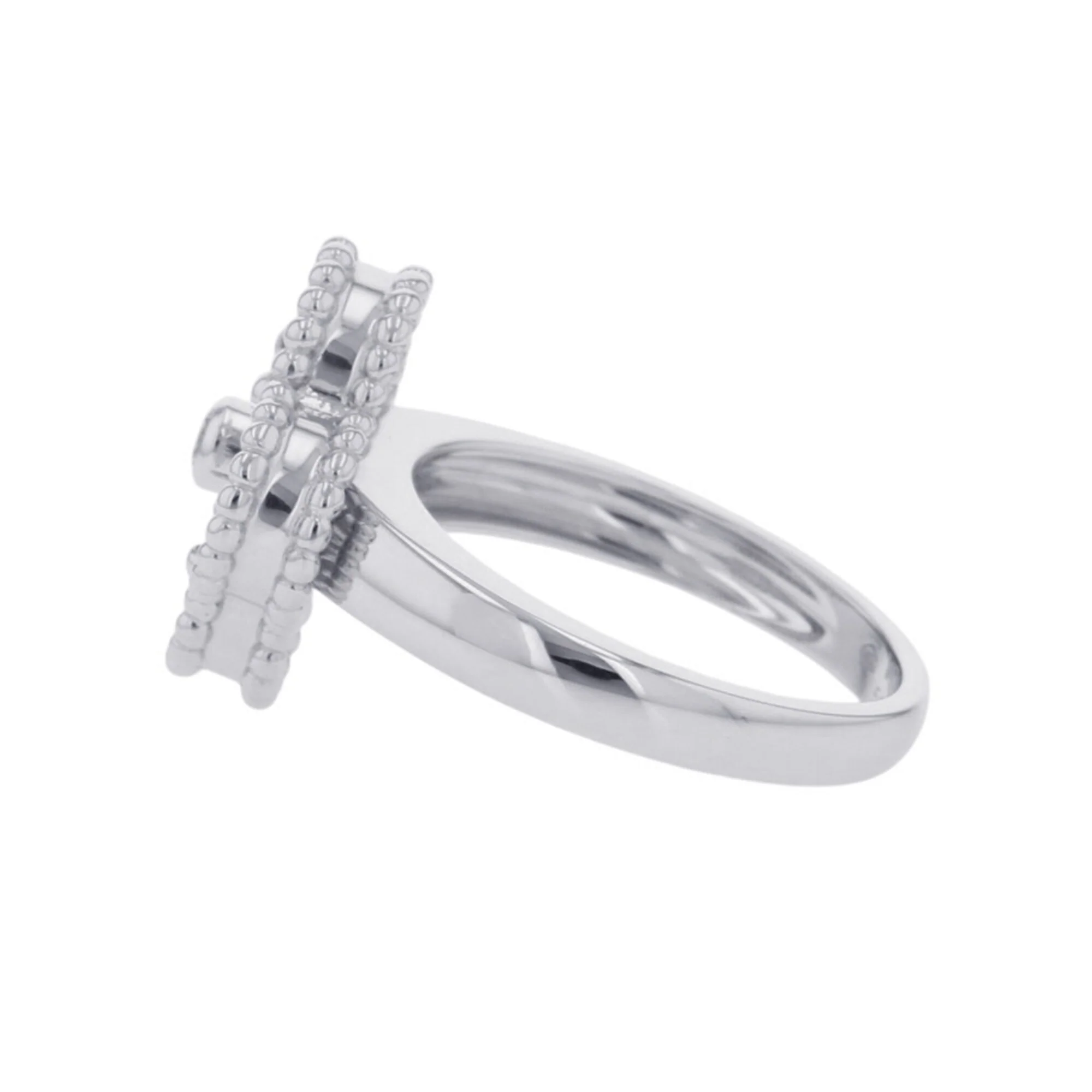 Alhambra Ring 18K White Gold and Mother of Pearl - Image 2