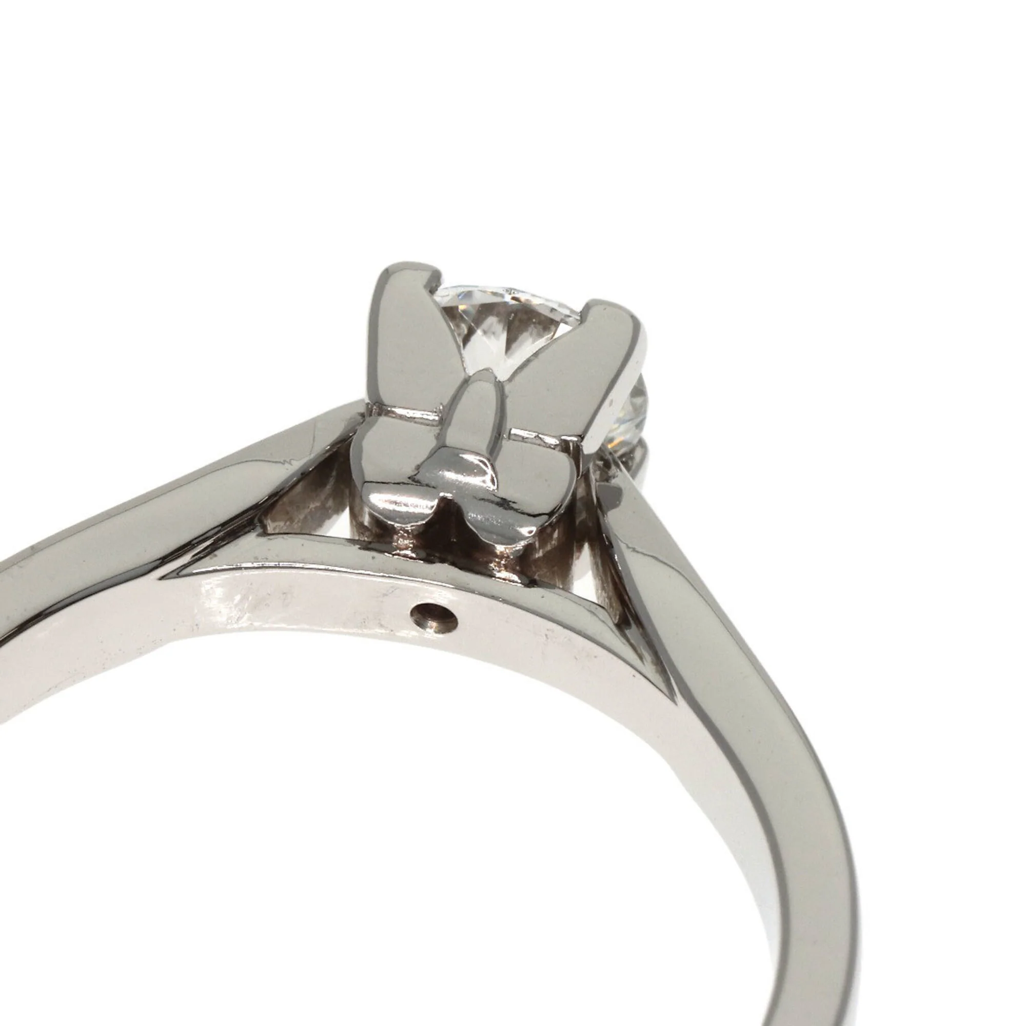 Papillon Ring Platinum with Diamond - Image 8