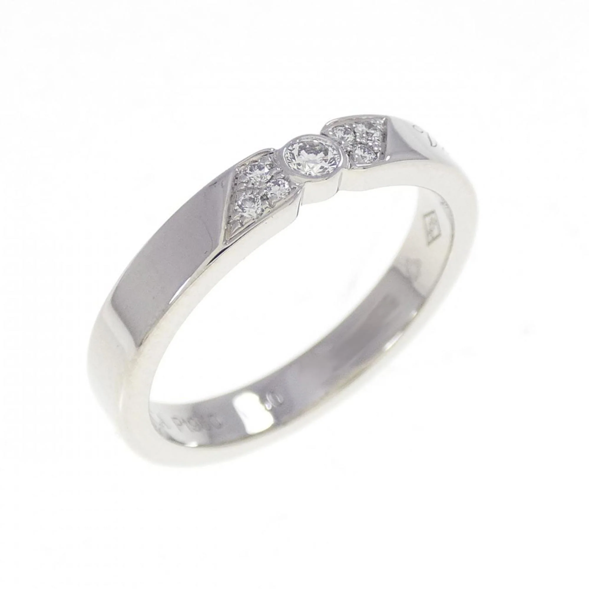 Toujours Signature Etoile Ring Platinum with Diamond