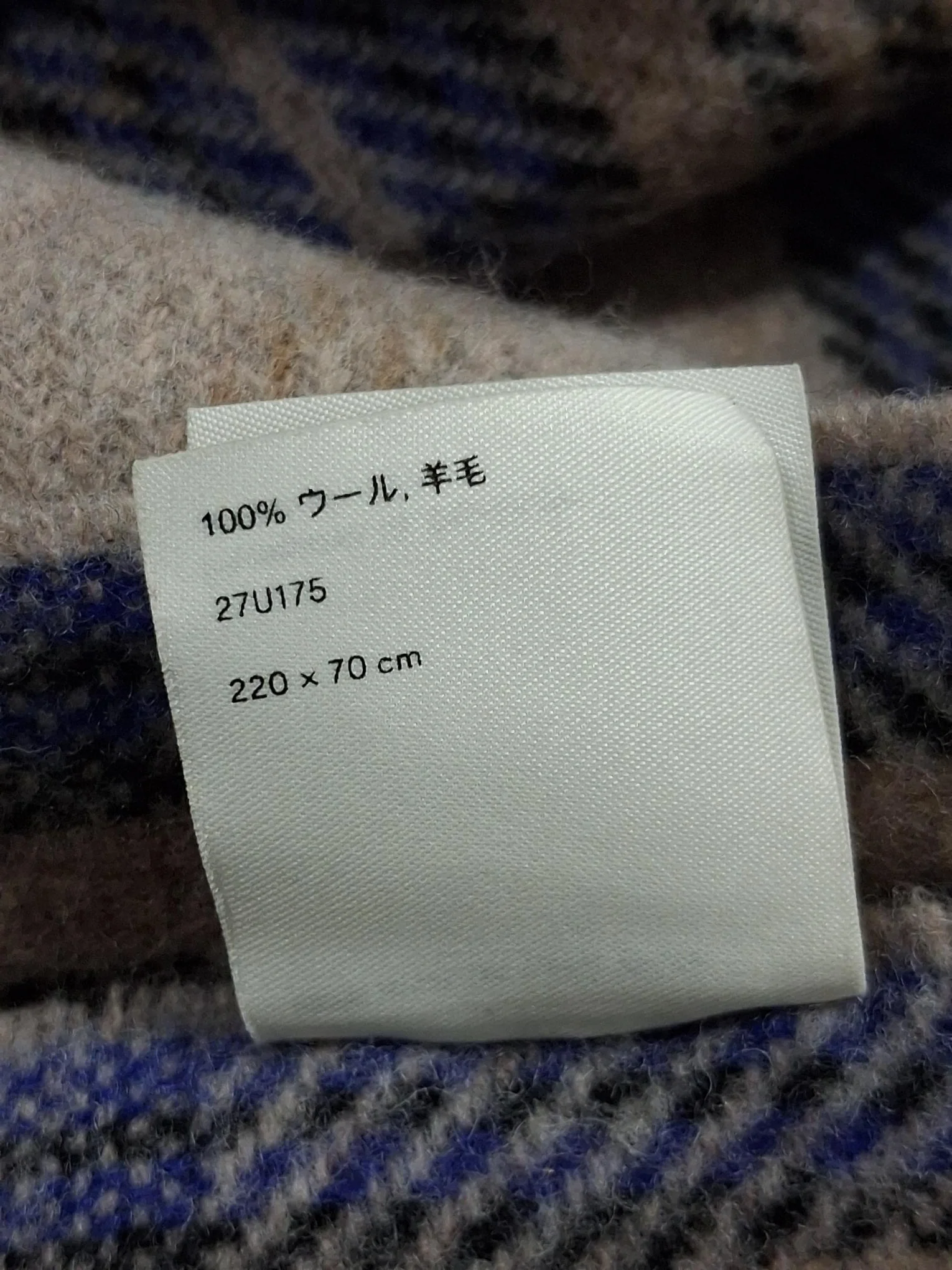 Acne Studios Plaid Printed Scarf in Multicolor Wool - Image 10