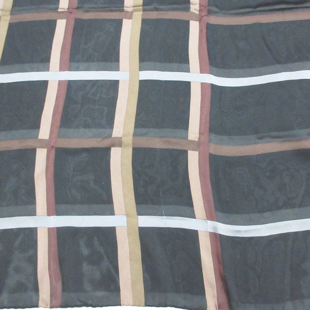 Gucci Silk Check Scarf - Image 5