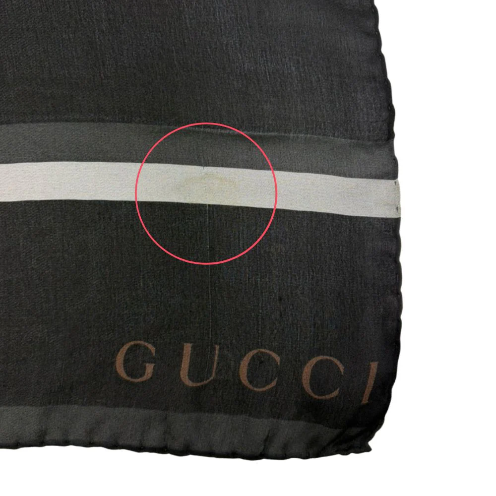 Gucci Silk Check Scarf - Image 7