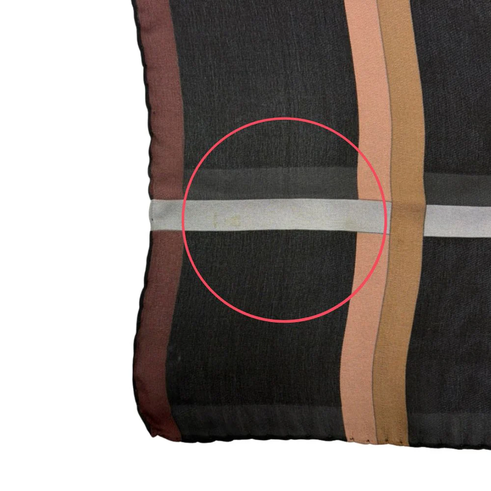Gucci Silk Check Scarf - Image 8