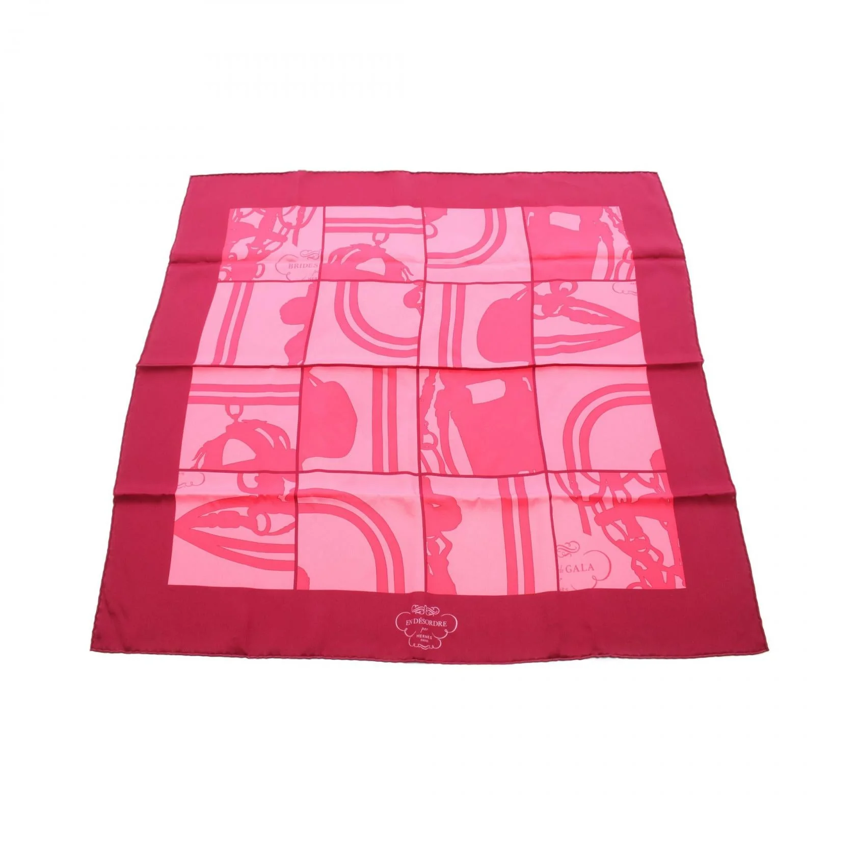 Hermes Carre70 EN DESORDRE Silk Scarf
