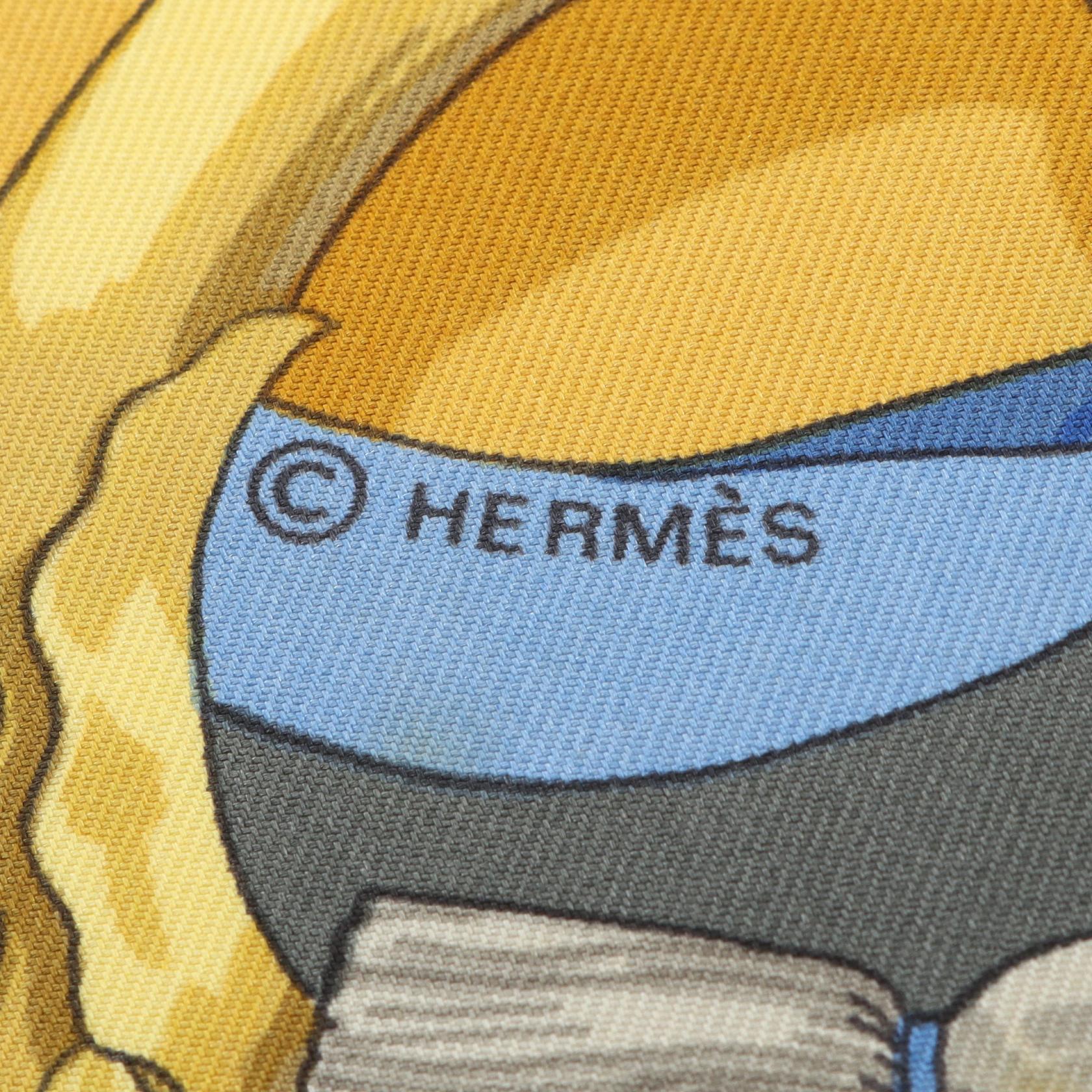 Hermes Carre90 Ferronnerie Silk Scarf - Image 2
