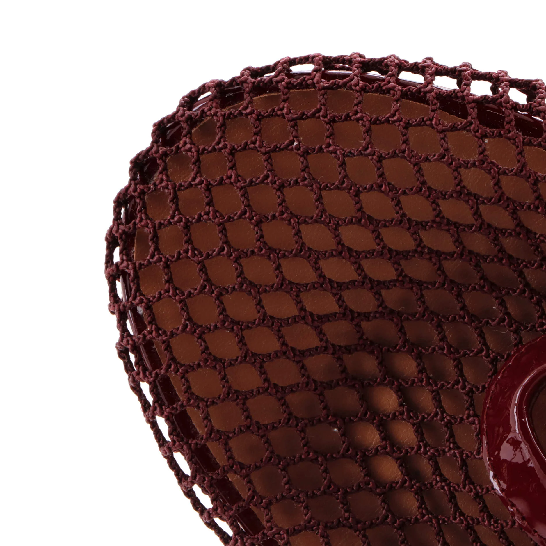 Women's Buckle Ballerina Flats Patent with Mesh - Image 5