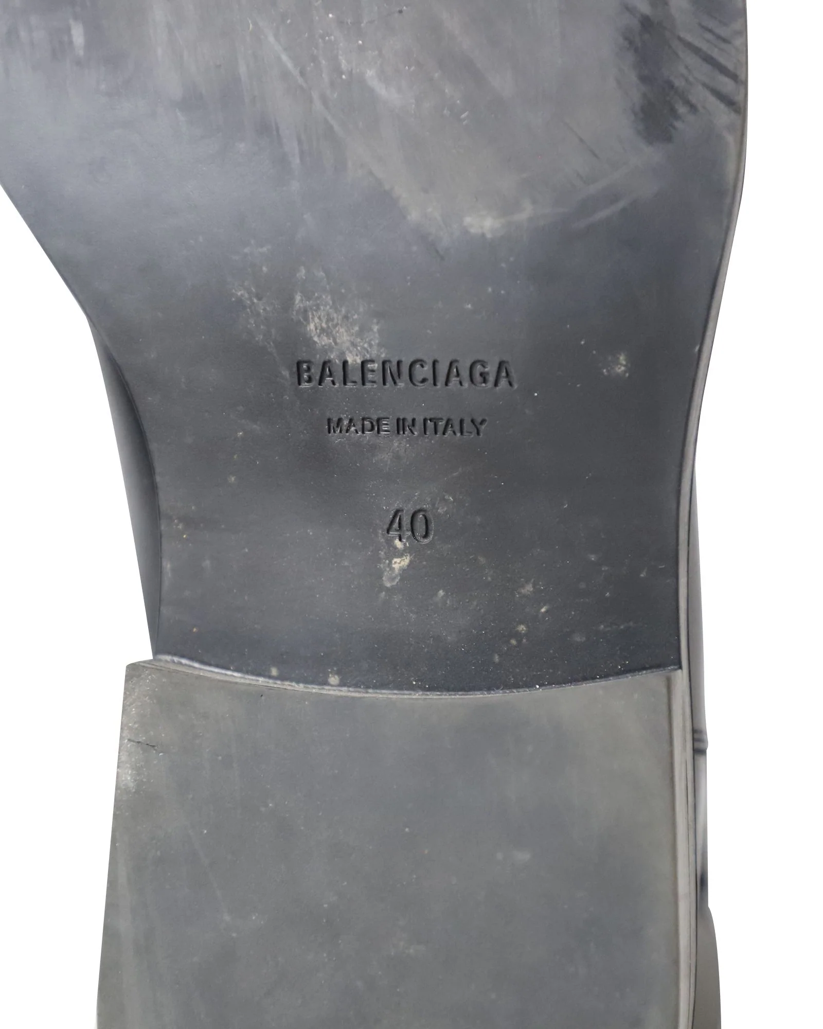 Men's Balenciaga Midnight Chelsea Boots in Black Leather - Image 9