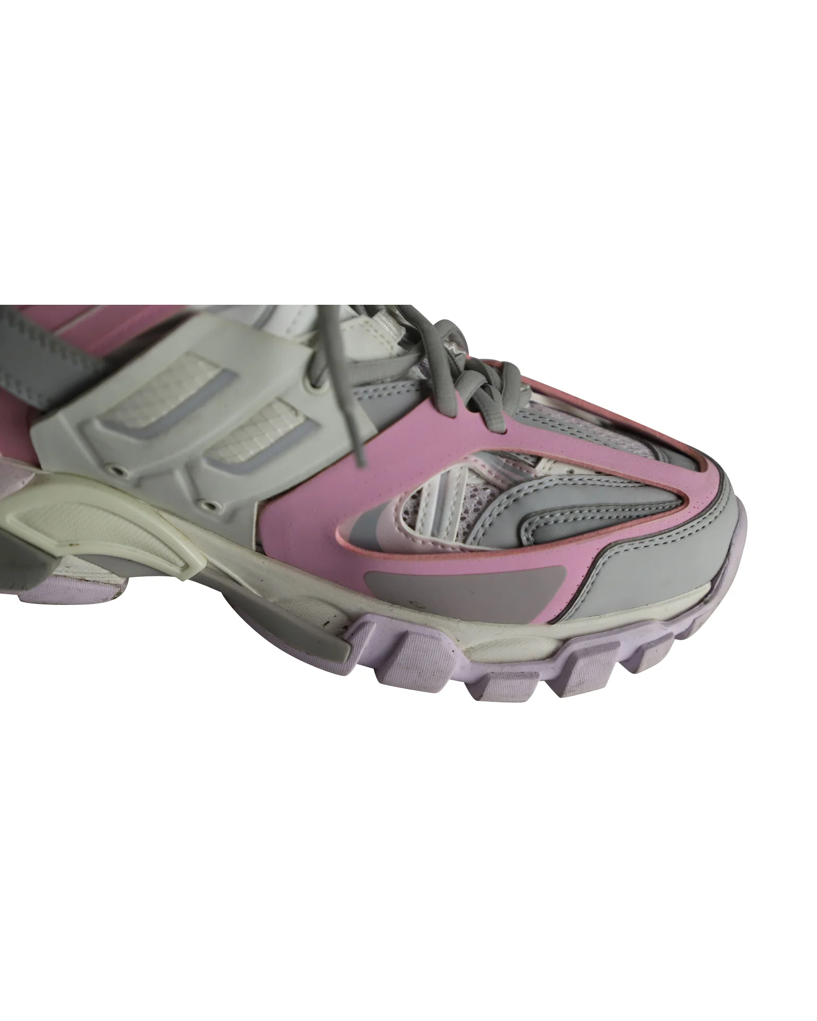 Women's Balenciaga Track Sneakers in Pink Comb Polyurethane - Image 10