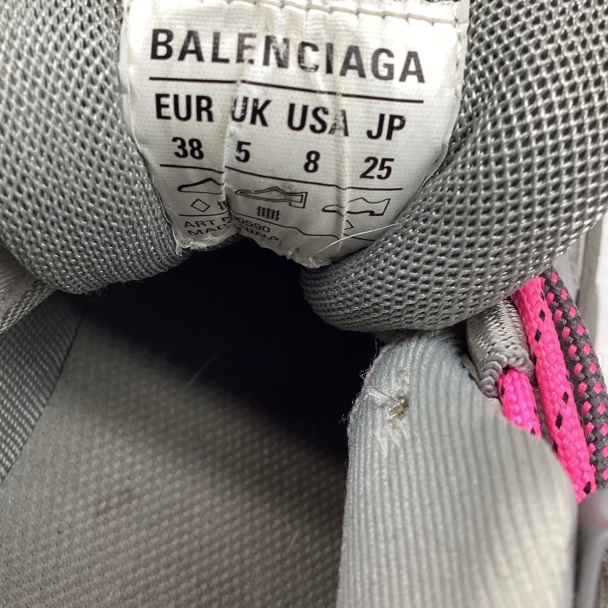 Women's Balenciaga Track Trail Sneakers in Grey Polyurethane - Image 8