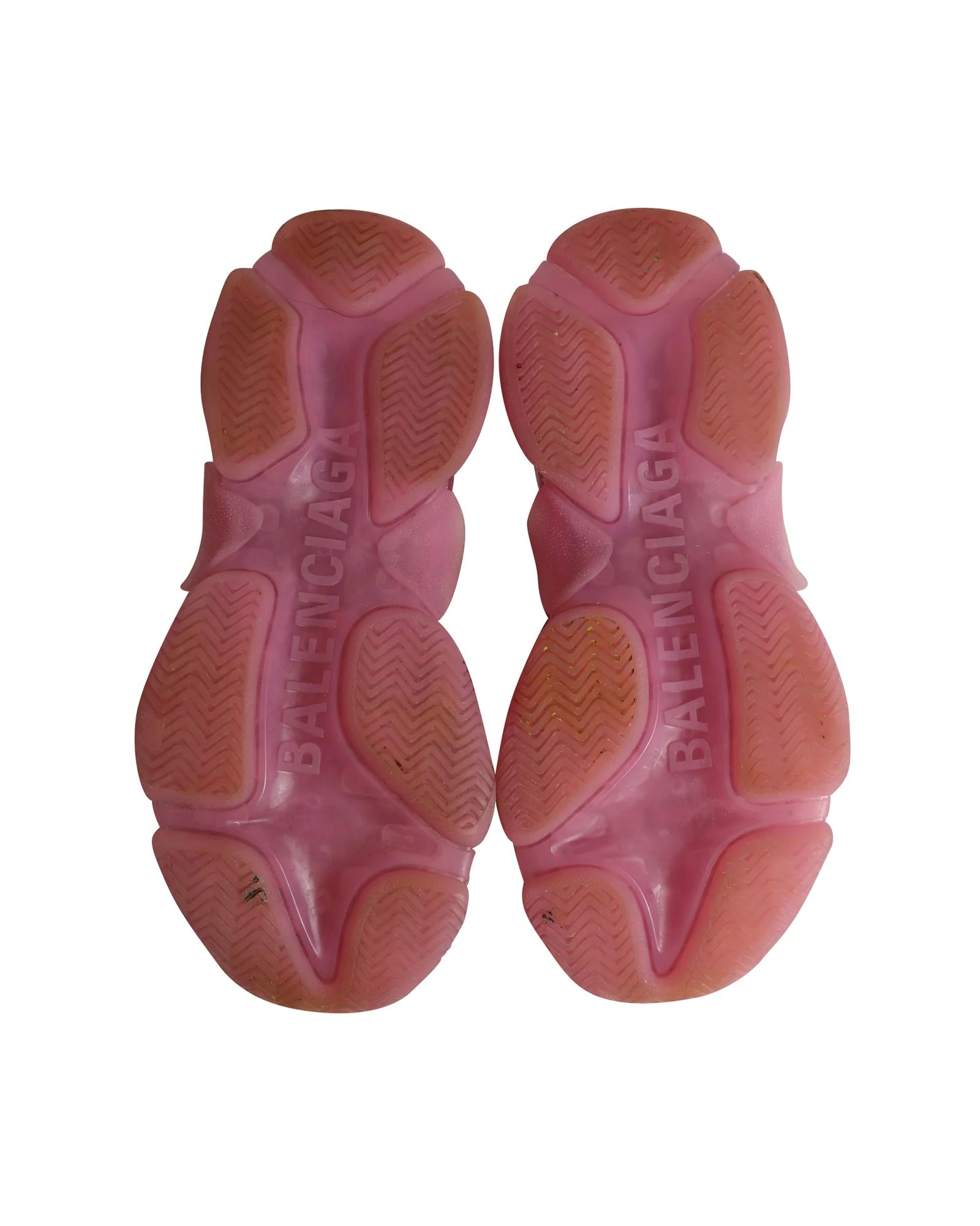 Women's Balenciaga Triple S Sneakers in Pink Polyester - Image 6