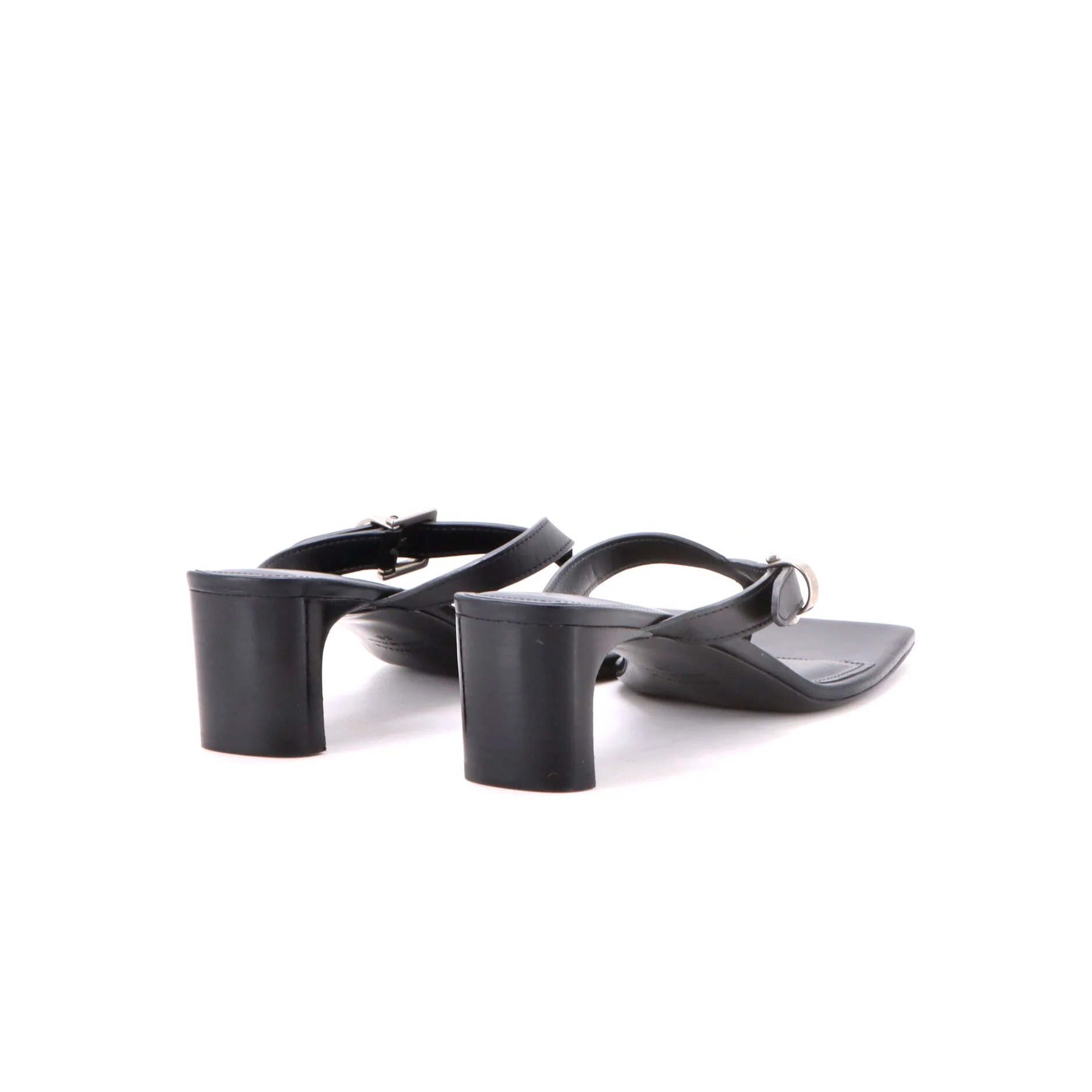 Women's Bel Air Thong Heeled Sandals Leather - Image 3