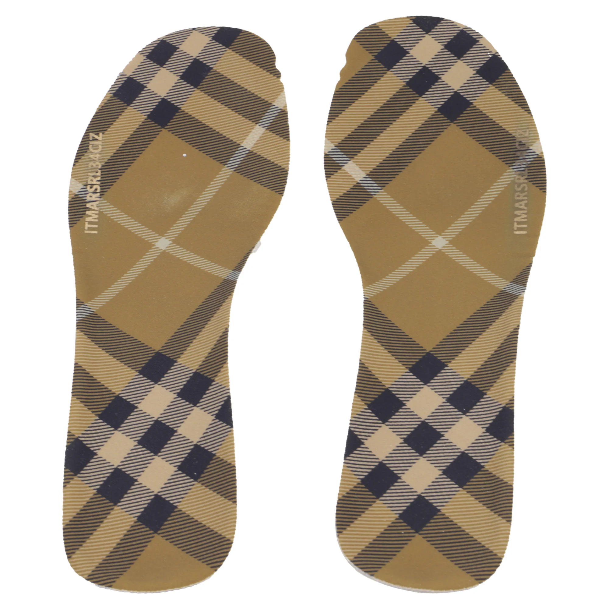 Women's Burberry Check Marsh Heel Boots in Green Rubber - Image 9