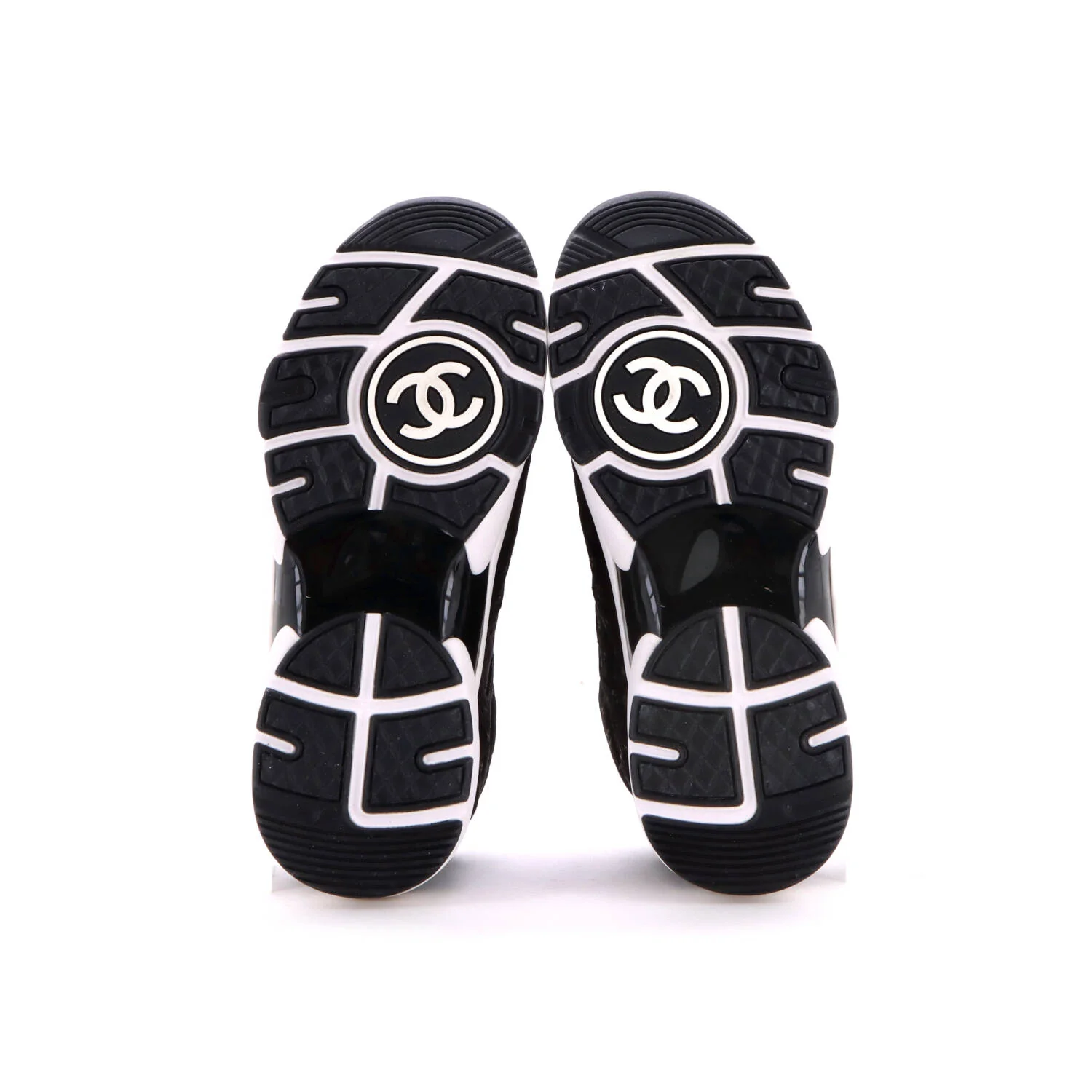 Women's CC All Over Print Low-Top Sneakers Suede - Image 4