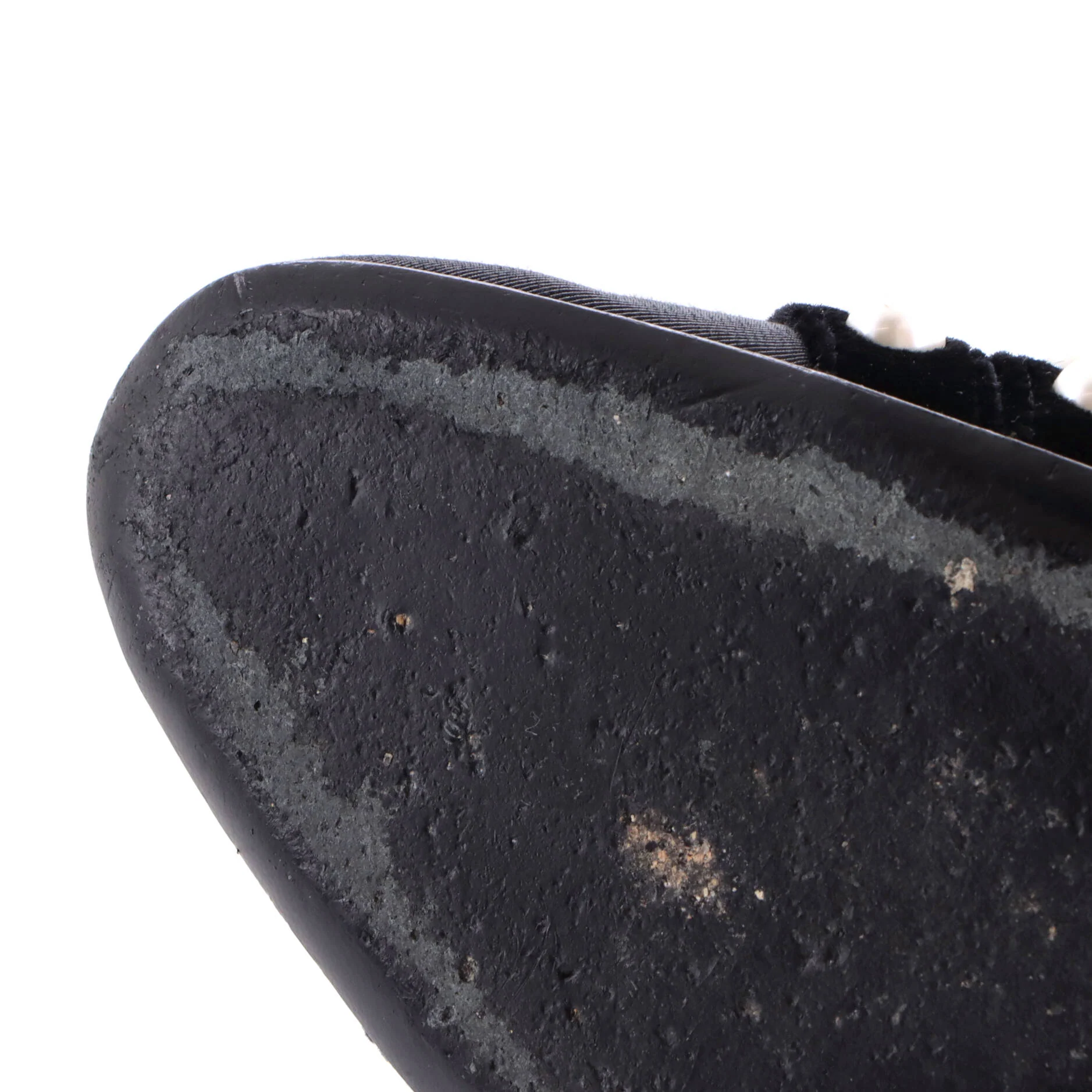 Women's CC Bow Pearl Loafers Velvet with Grosgrain and Faux Pearls - Image 6