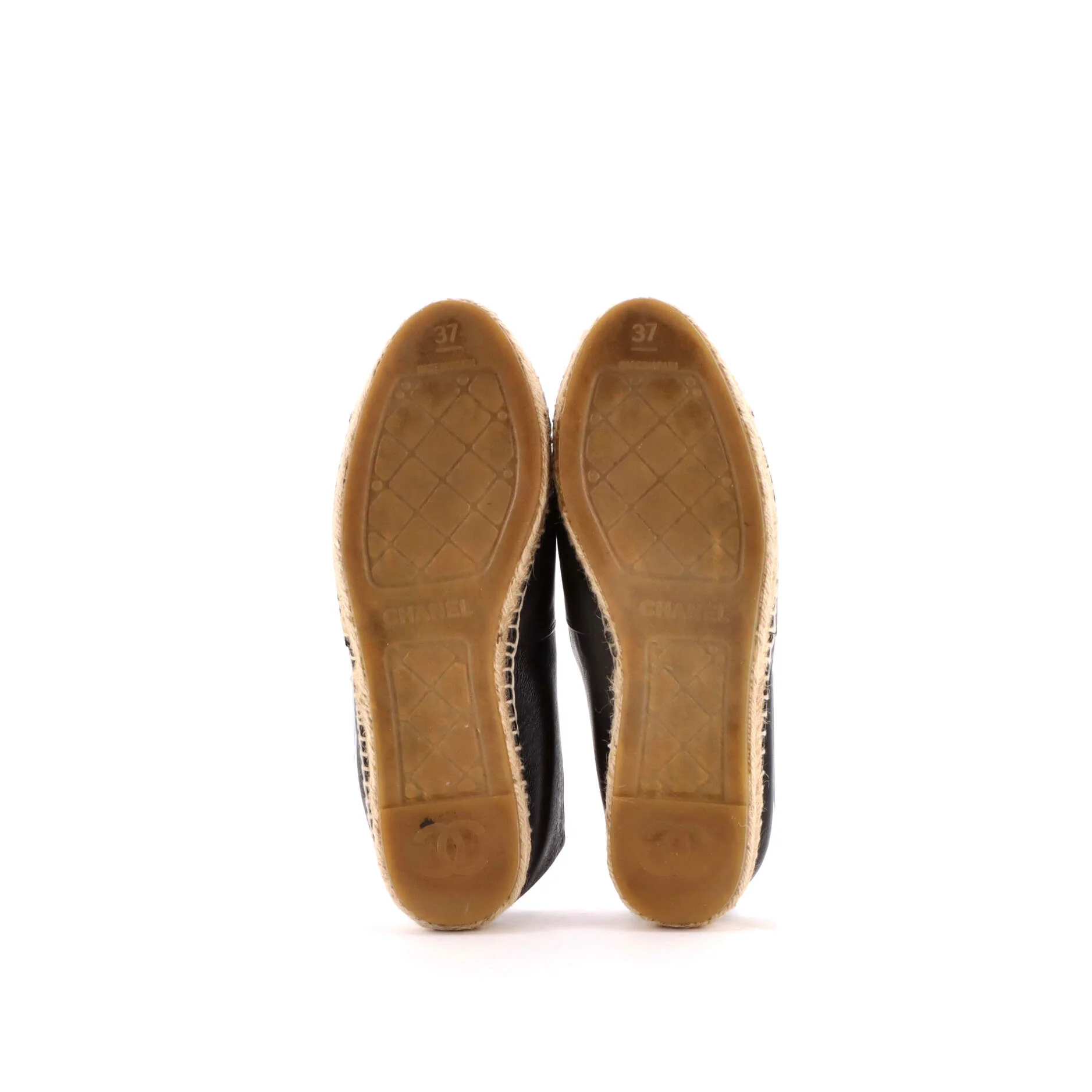 Women's CC Cap Toe Espadrilles Leather - Image 4