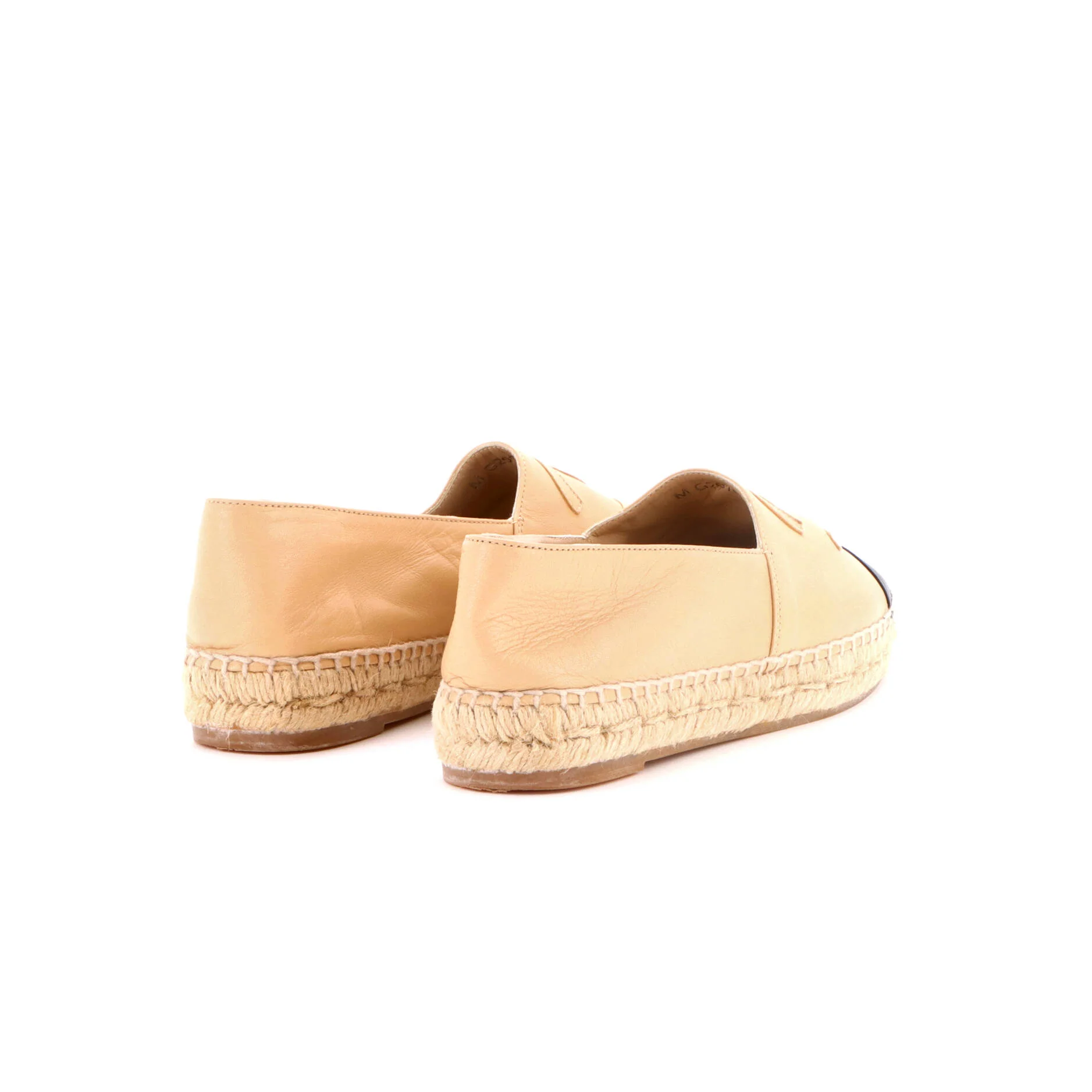 Women's CC Cap Toe Espadrilles Leather - Image 3