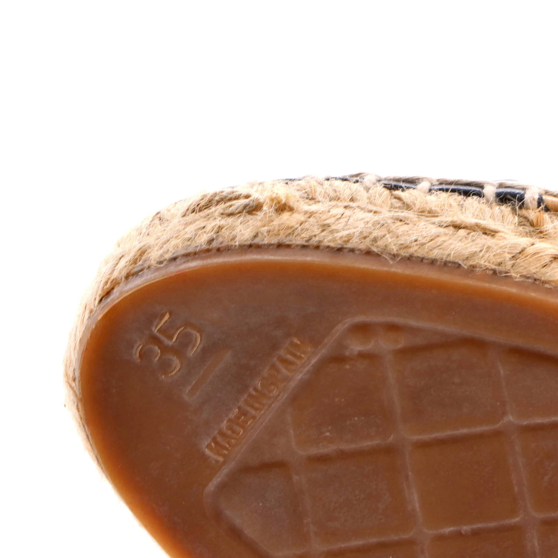 Women's CC Cap Toe Espadrilles Leather - Image 6